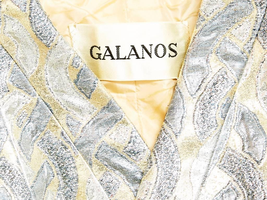 Women's Galanos Brocade Coat Dress