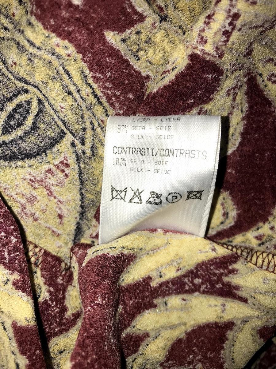 ROBERTO CAVALLI F/W 2004 Burgunder Barock besticktes Maxikleid Neu Mit Tags im Angebot 6