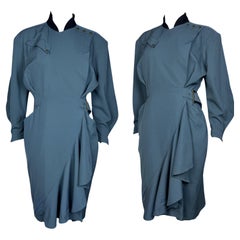 THIERRY MUGLER F/W 1986 "les Milteuses" Millitär-Mantelkleid