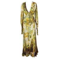 ROBERTO CAVALLI F/w 2005 GUSTAV KLIMT Art Nouveau Print Two-Piece Set