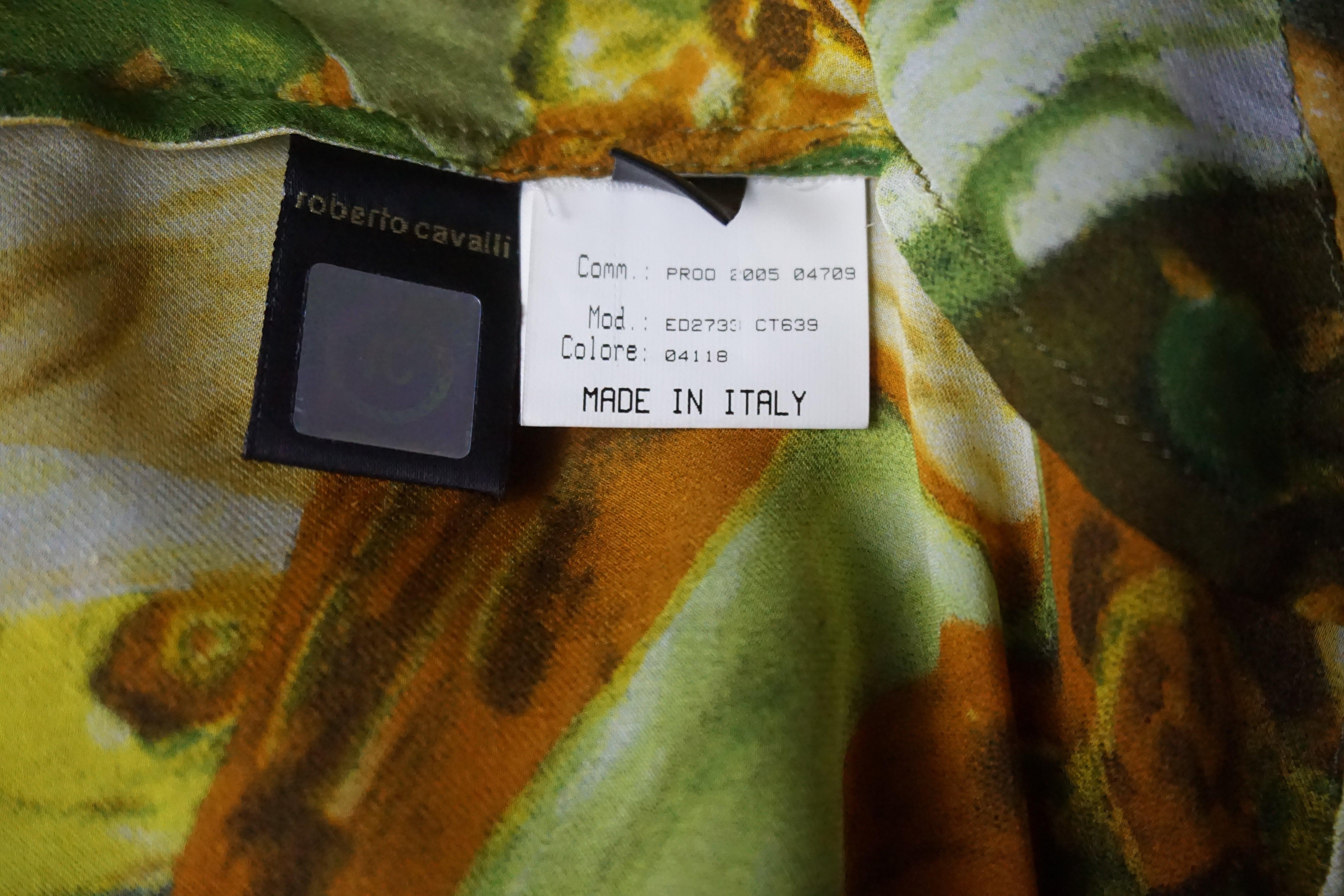 Ensemble deux pièces ROBERTO CAVALLI F/H 2005 GUSTAV KLIMT imprimé Art nouveau en vente 7
