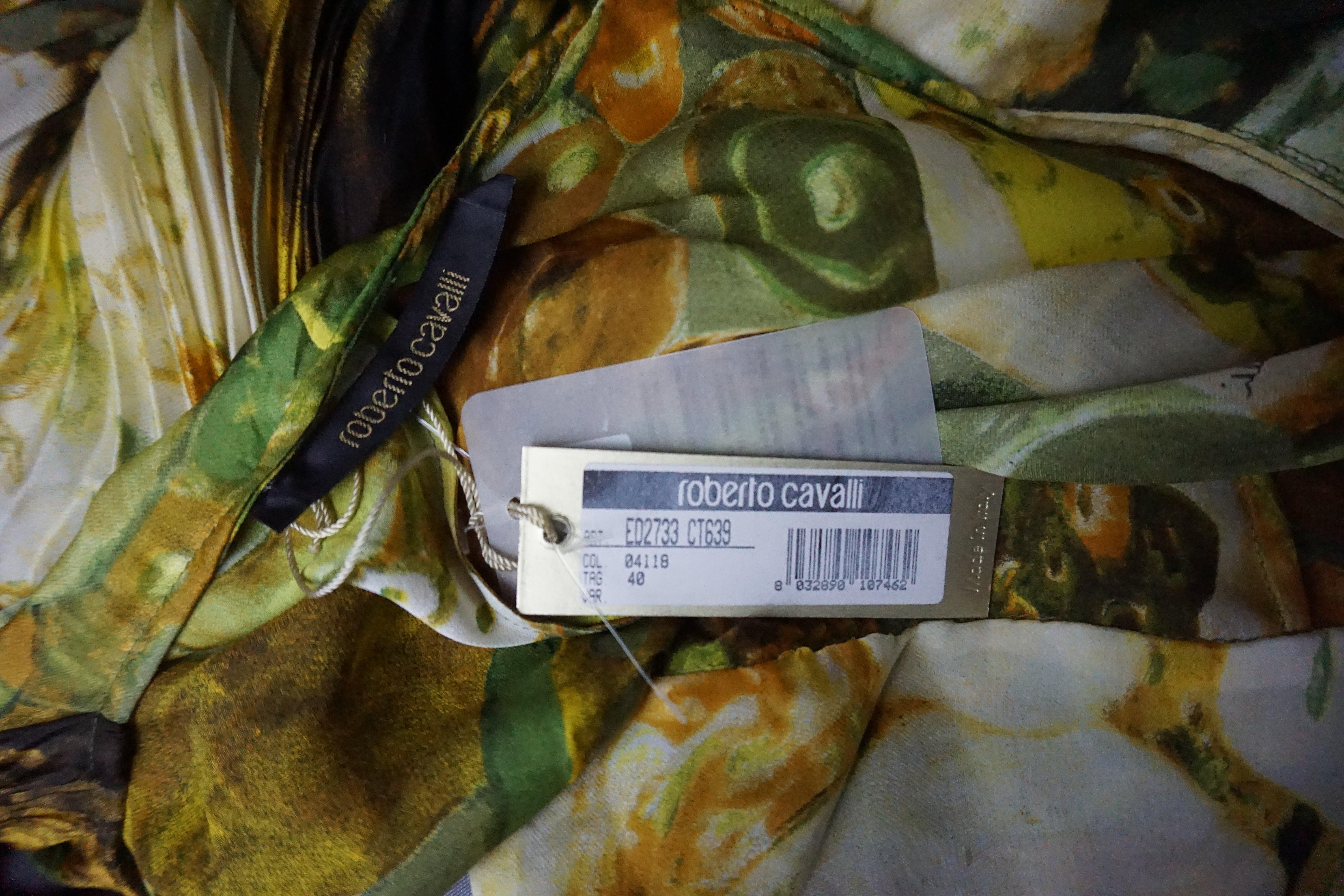 Ensemble deux pièces ROBERTO CAVALLI F/H 2005 GUSTAV KLIMT imprimé Art nouveau en vente 5