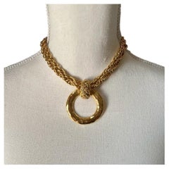 Collier à pendentif Chanel Vintage Gripoix