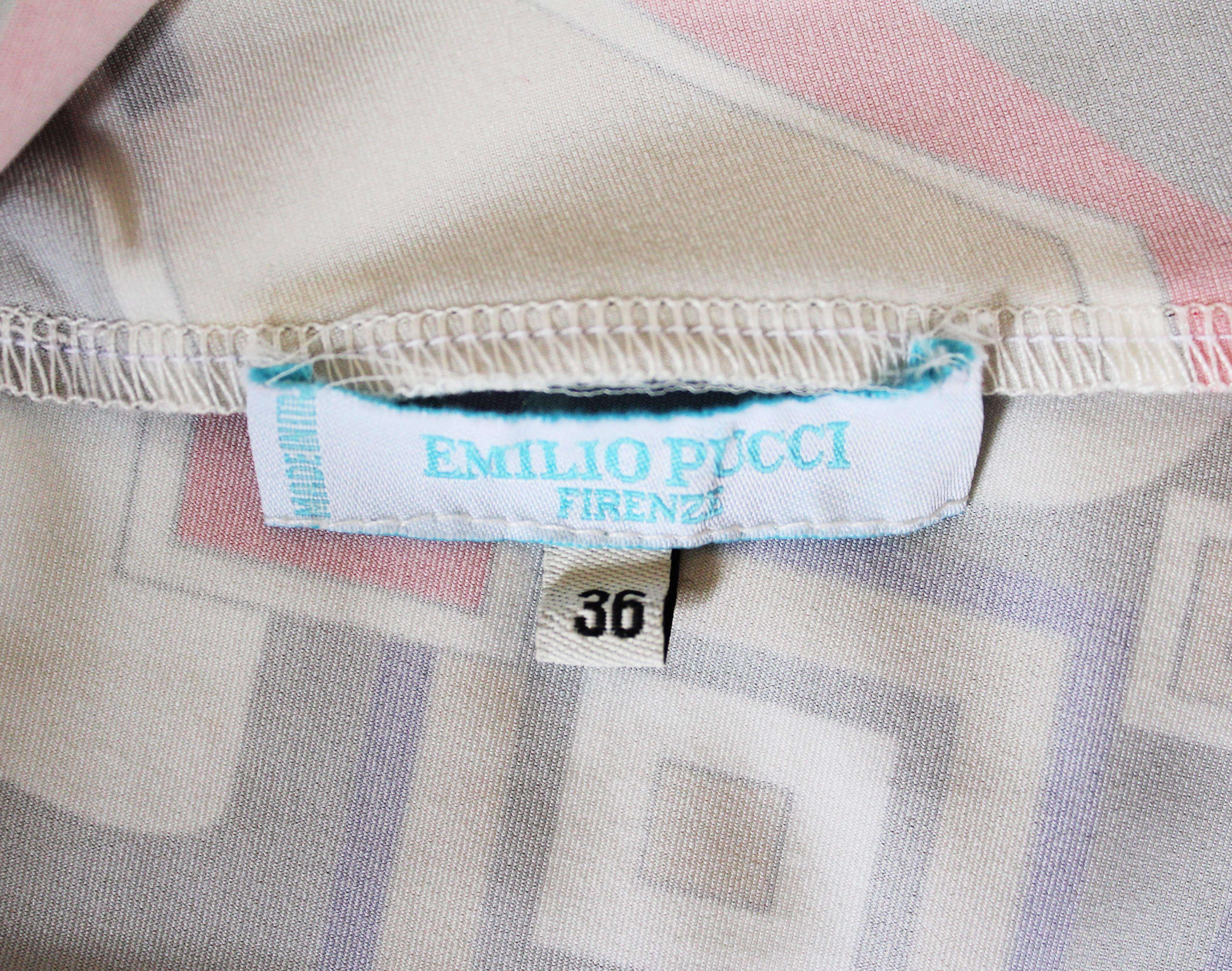 Emilio Pucci Silk Jersey Shirt Dress 3