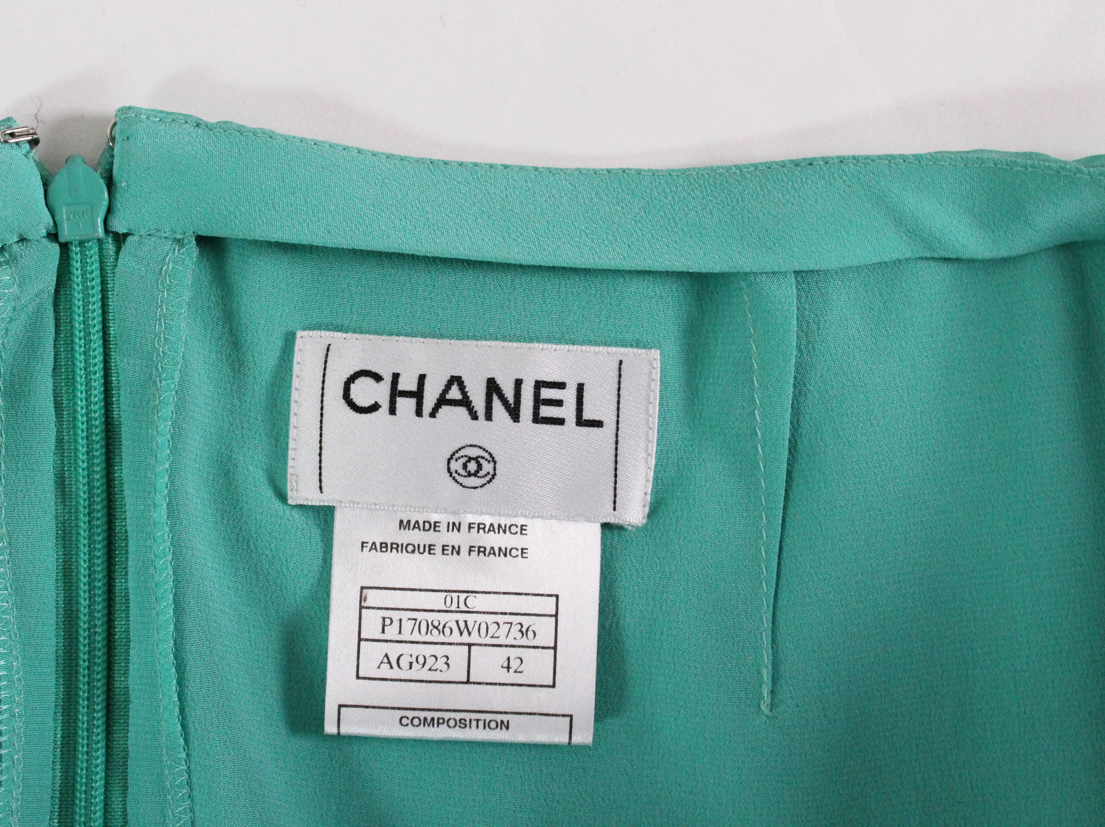 Chanel Silk Chiffon Skirt 3