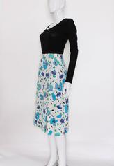 Celine Ribbed Cotton Skirt