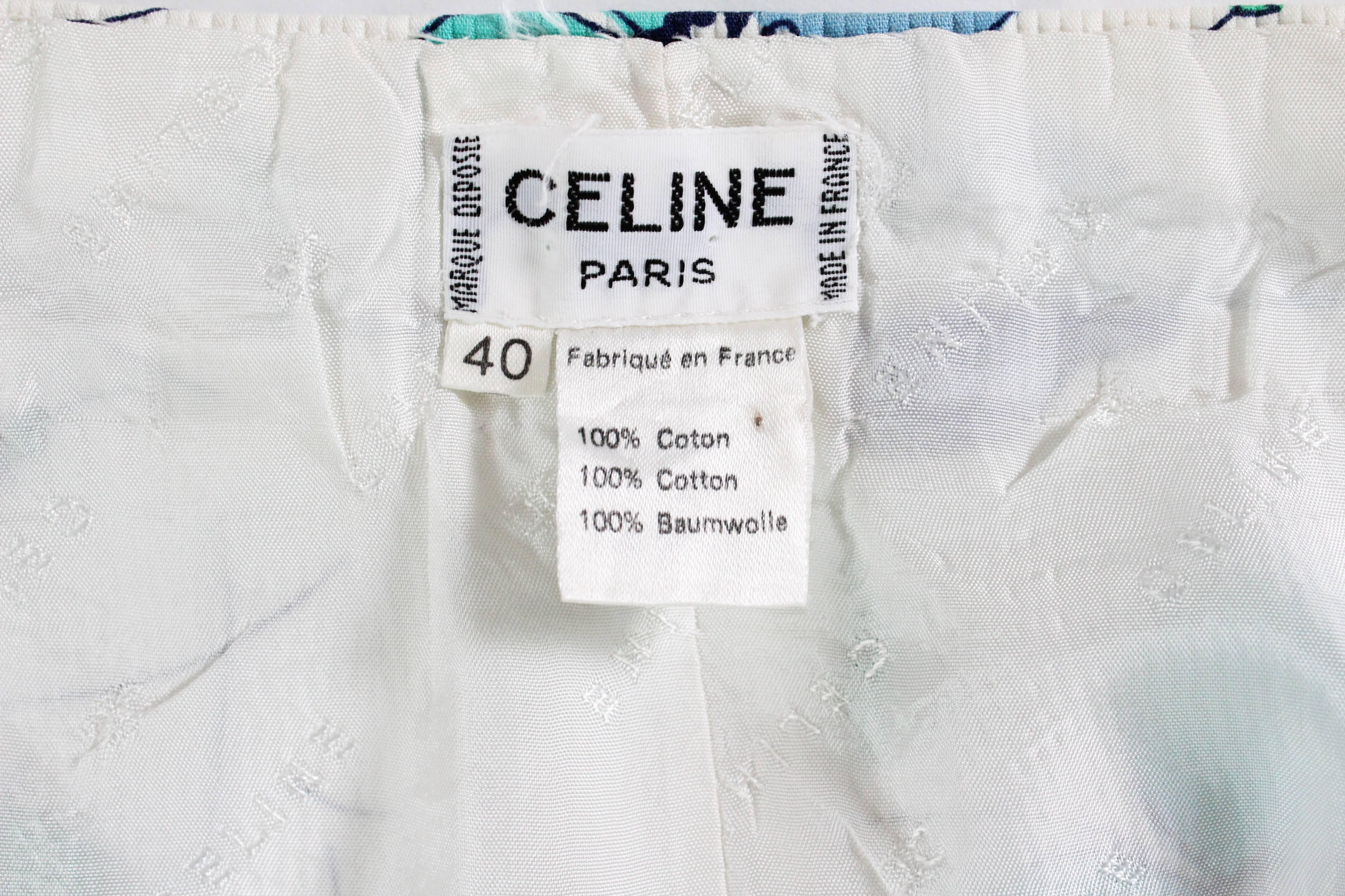 Celine Ribbed Cotton Skirt 3