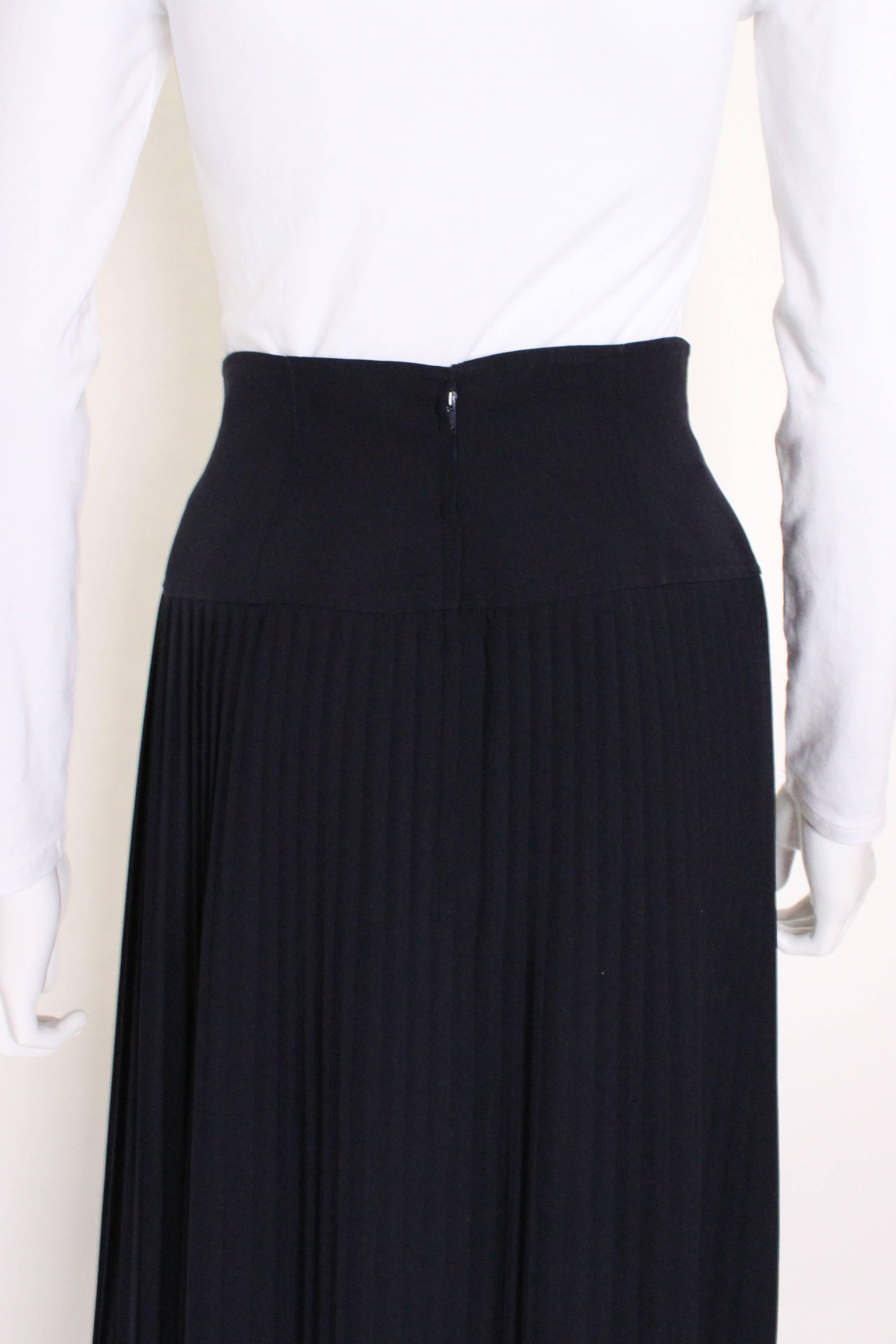 1990s Chanel Pleated Skirt 3