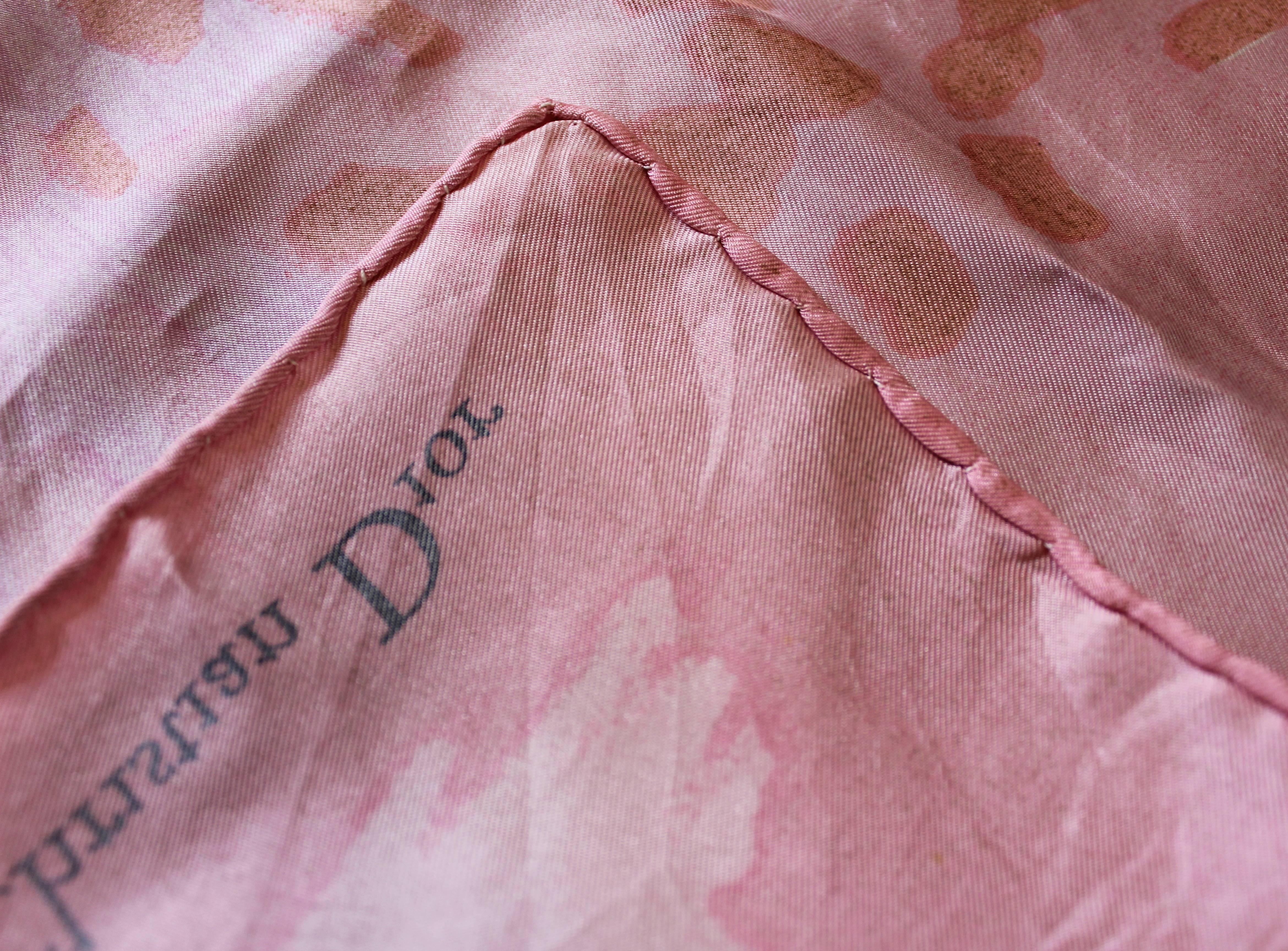Women's Christian Dior Vintage Silk Scarf 