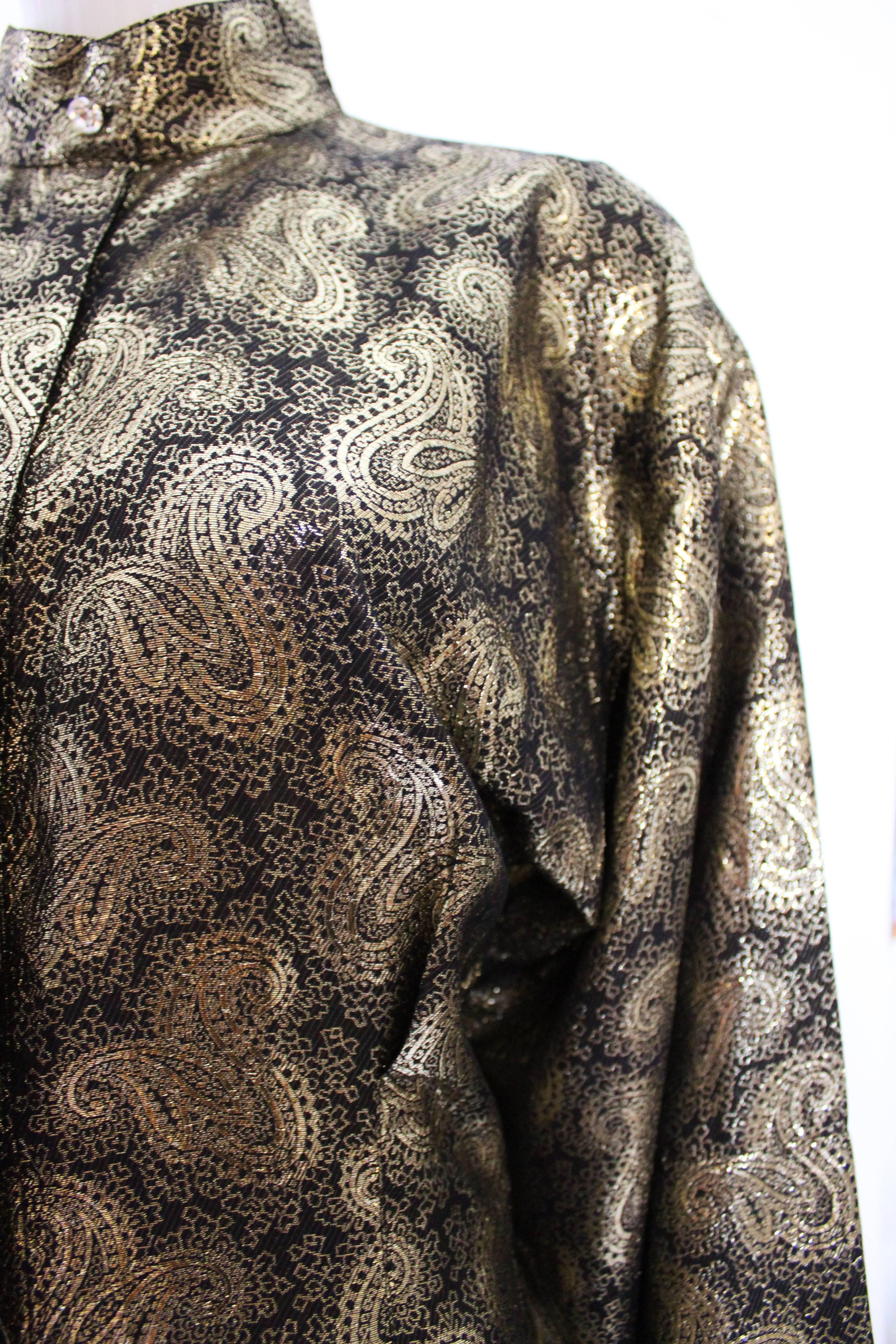 Gianni Versace Lame Evening Jacket /Shirt 3