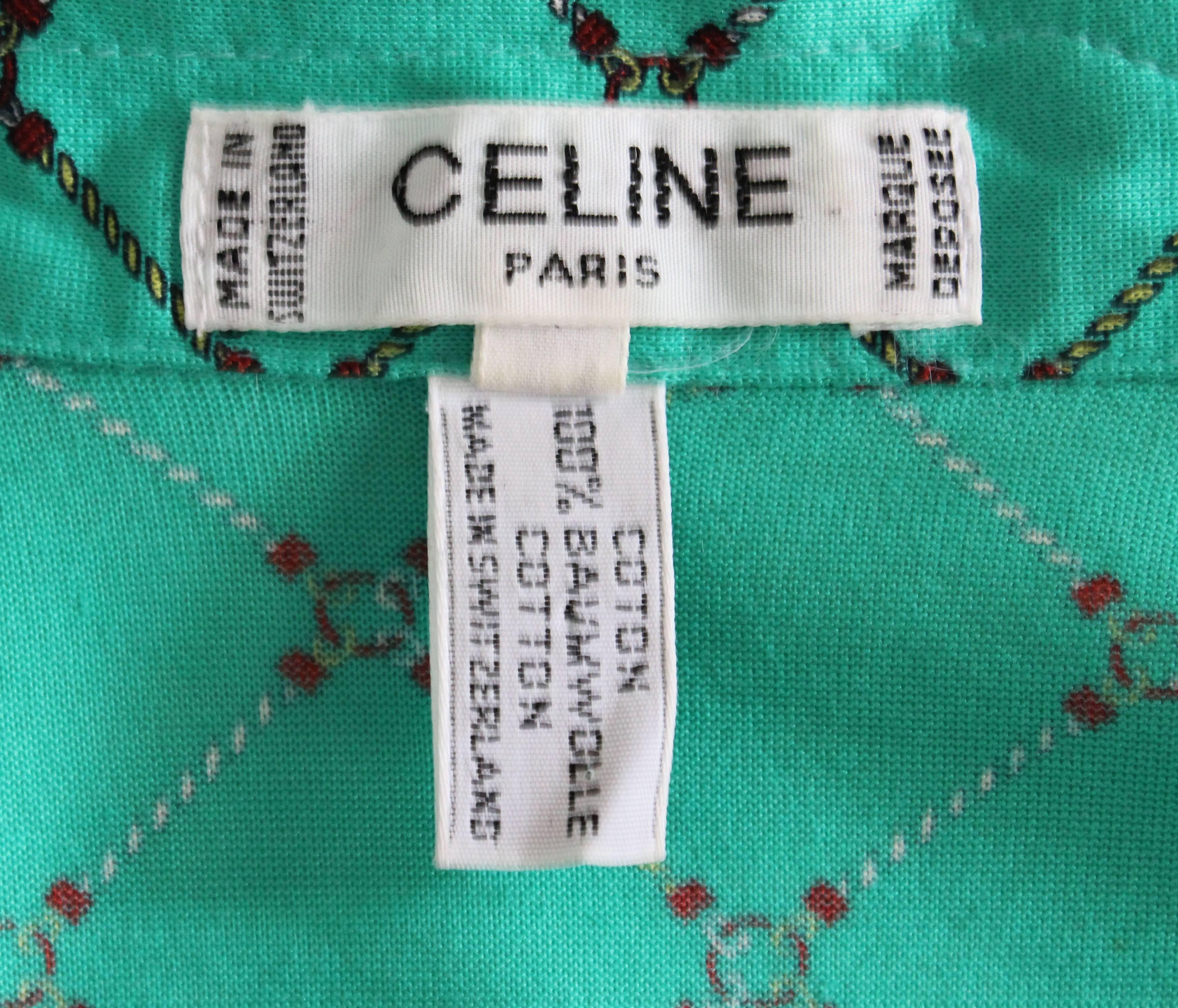 Celine Paris Short Sleave Shirt 1