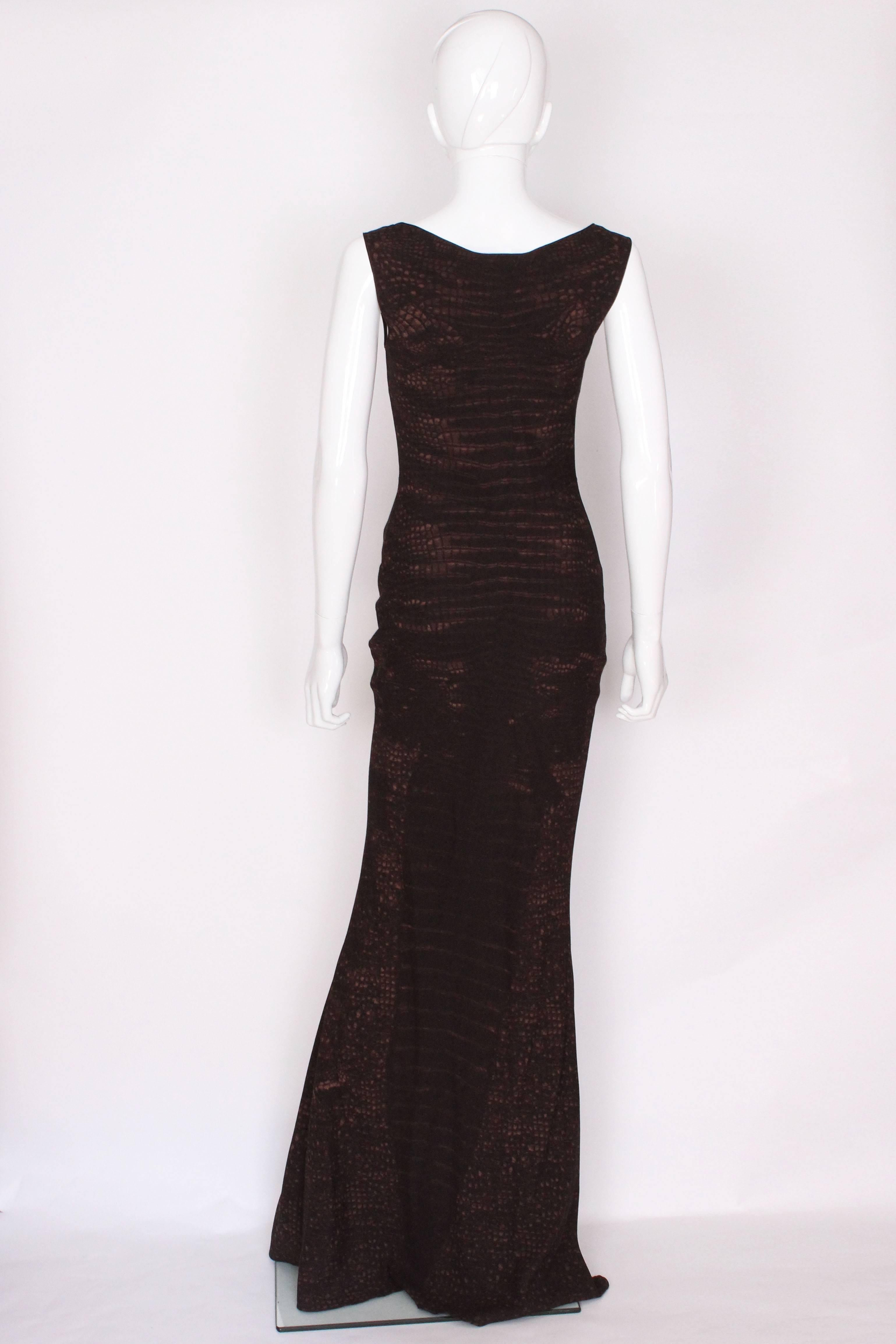 John Galliano Paris bias cut evening gown In New Condition In London, GB