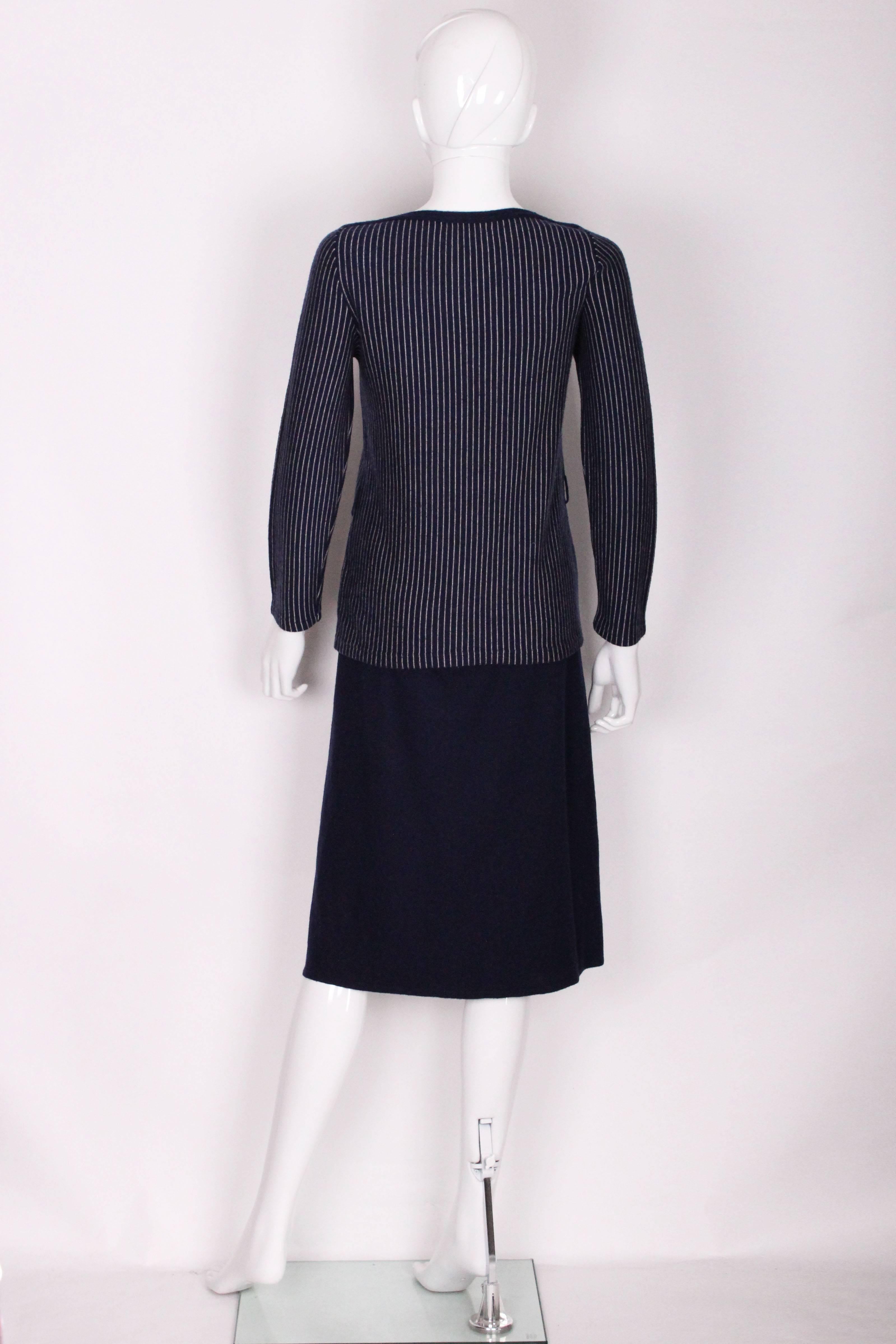 1970's Christian Dior London Knitted  2 Piece 3