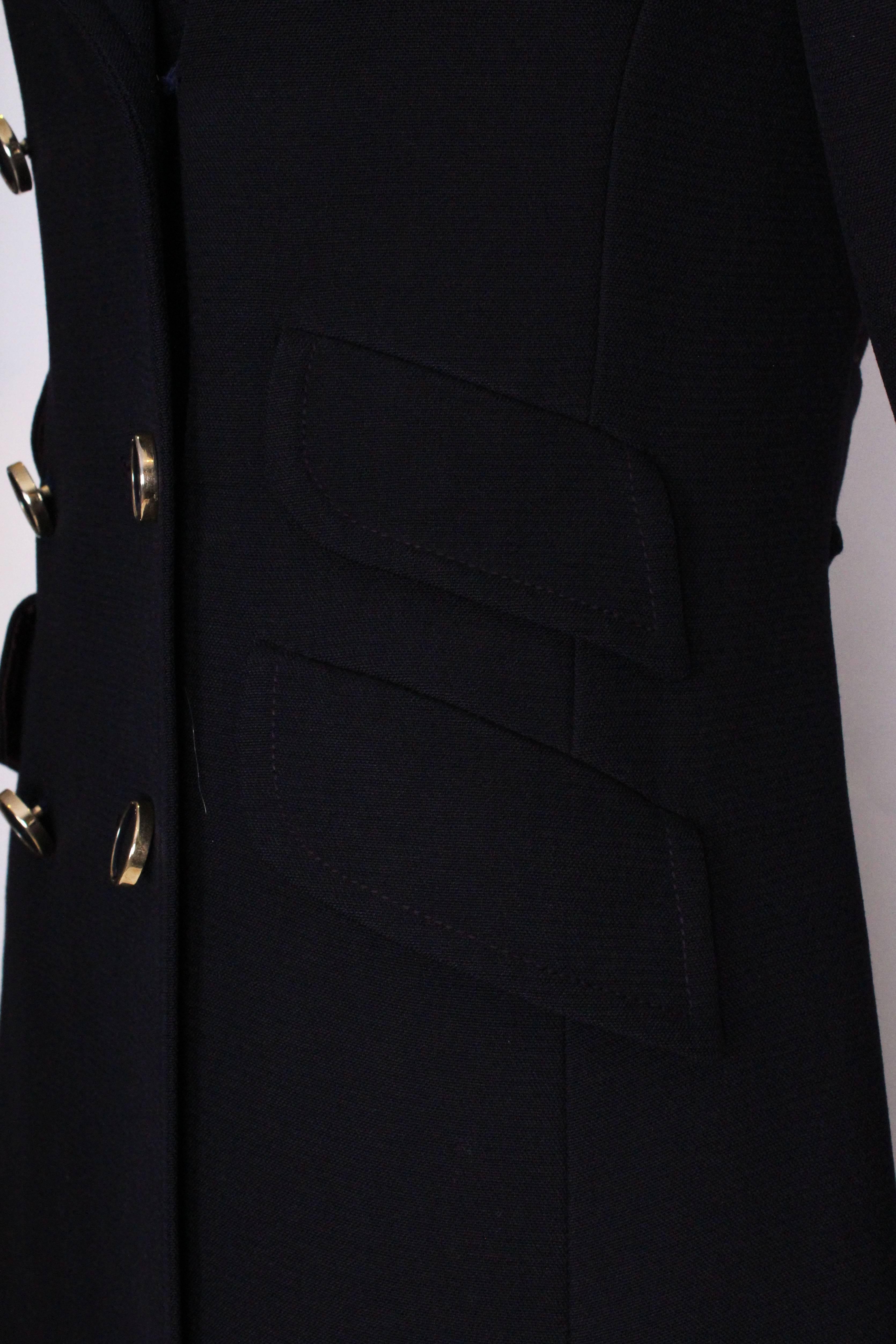 Women's Mansfield for Harrods Navy Blue Coat