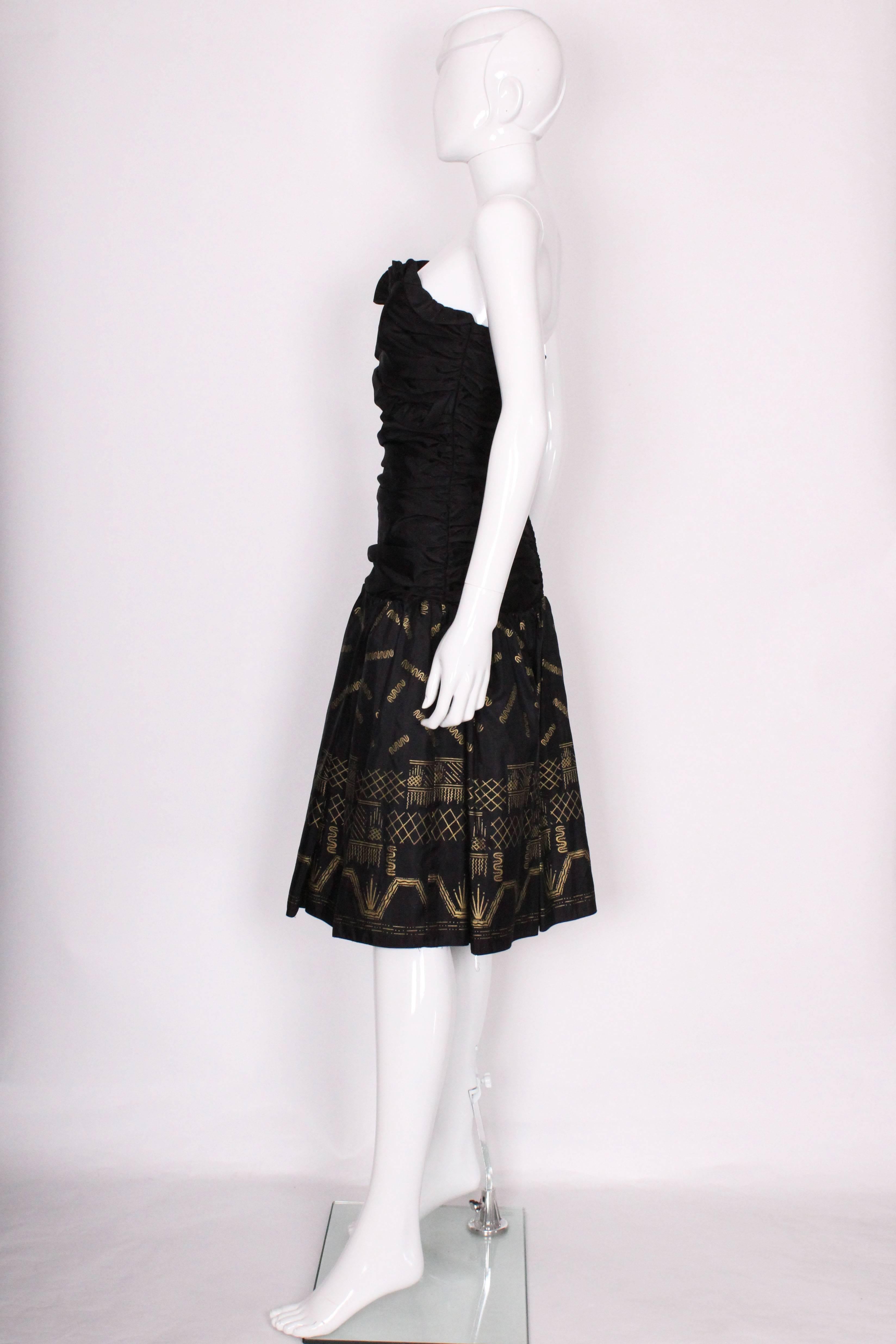 1980's Zandra Rhodes Party Dress In Excellent Condition In London, GB