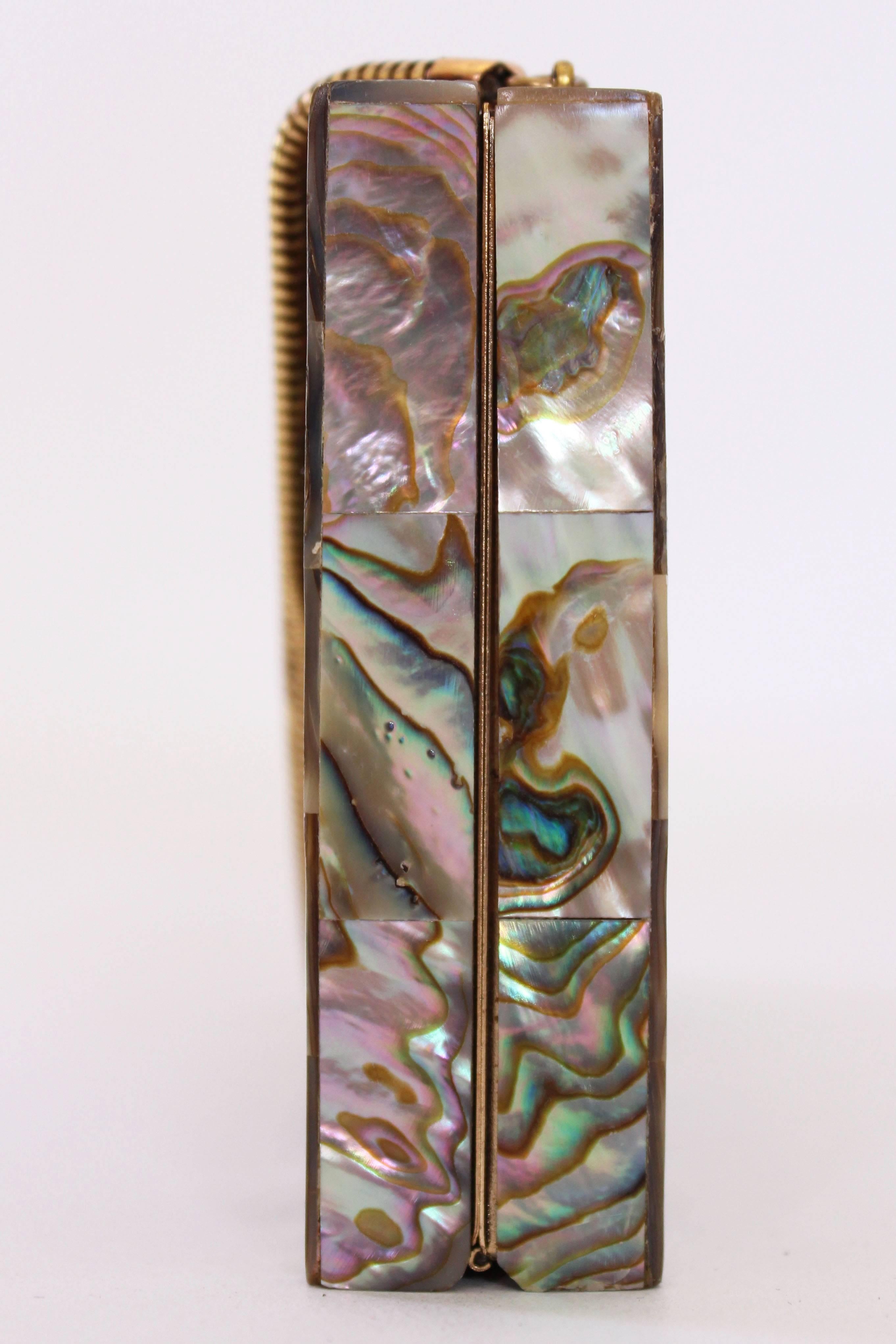 abalone shell purse