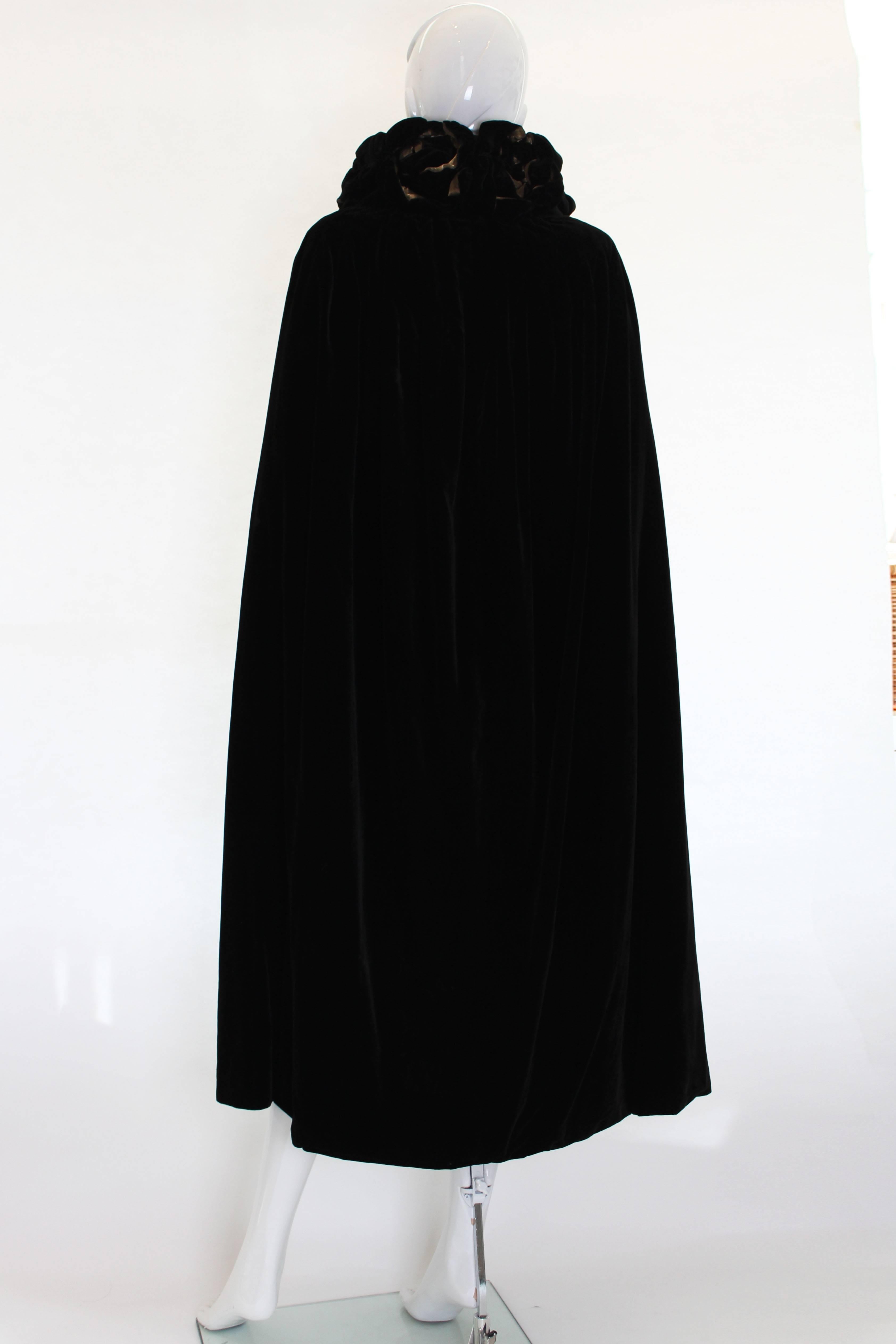 gold lace cape