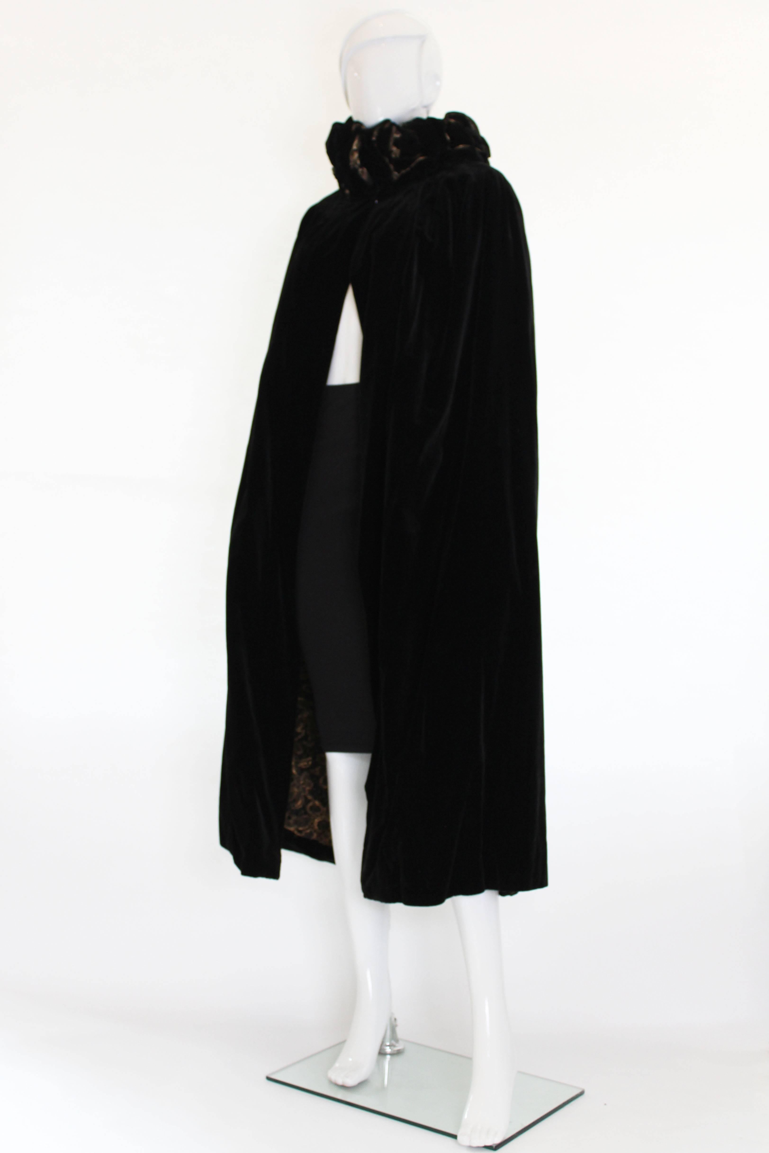 black lace cape