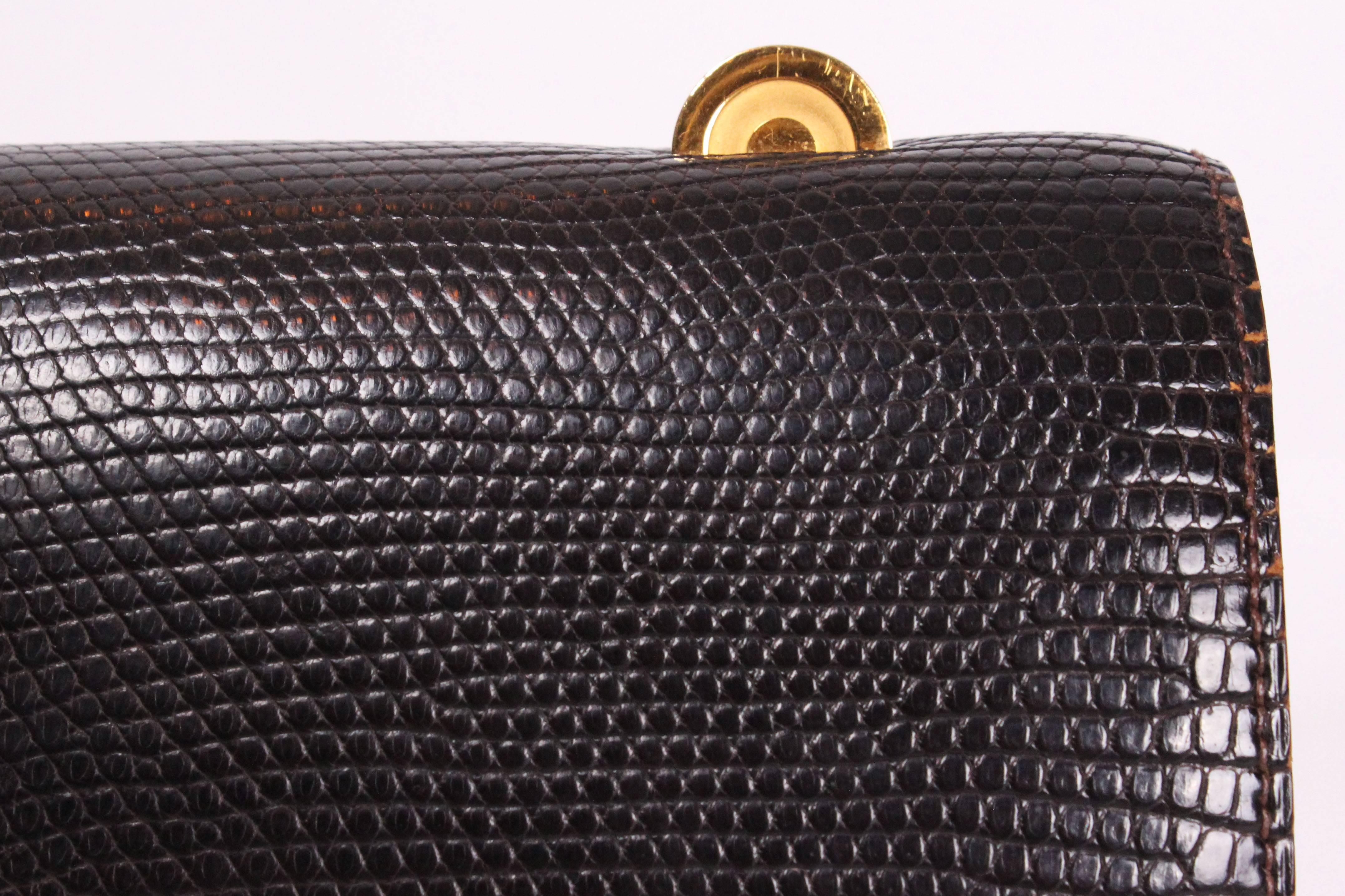 Women's 1970s Hermes Snakeskin Handbag