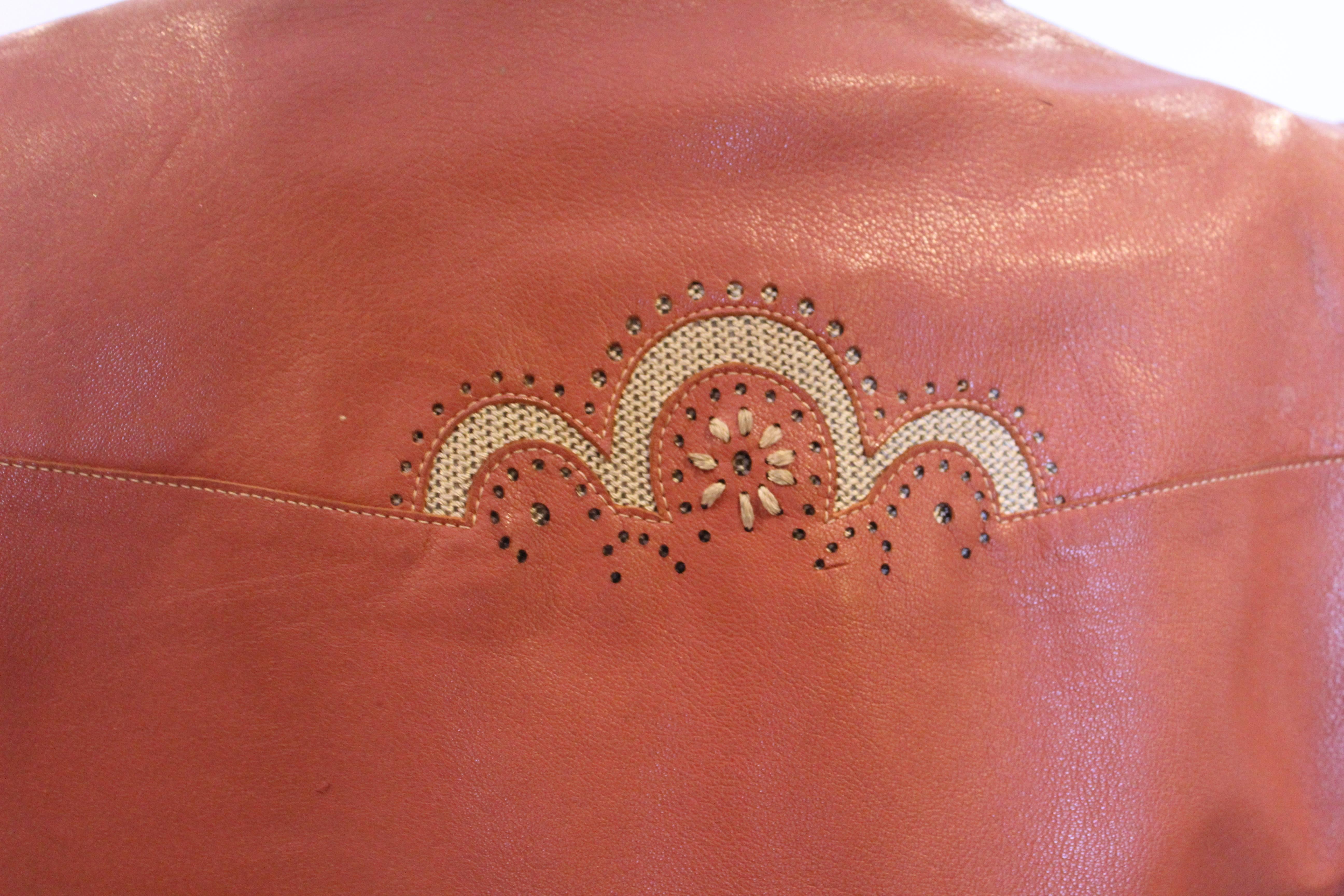 1970s leather jacket by Jean and Michael Pallant 4