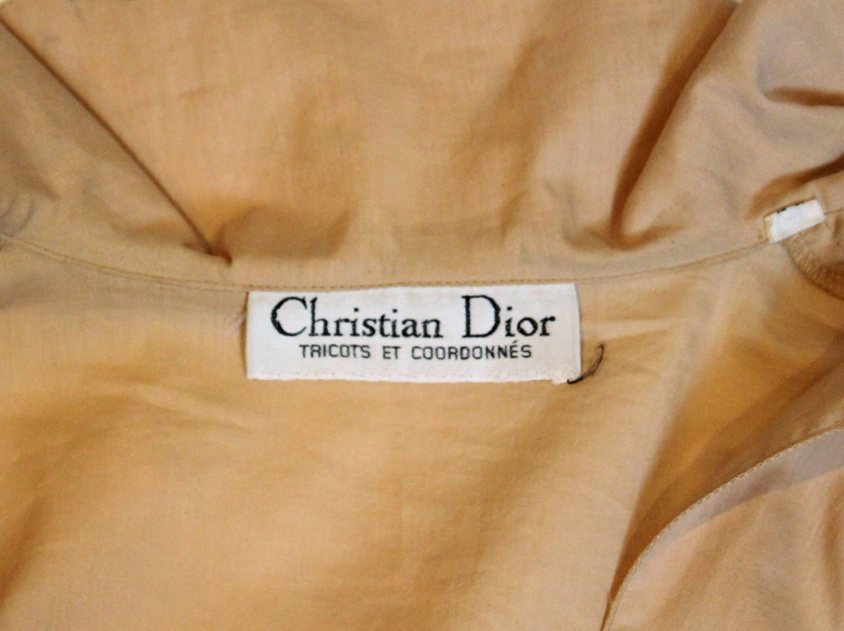 A numbered Christian Dior Skirt and Top 2