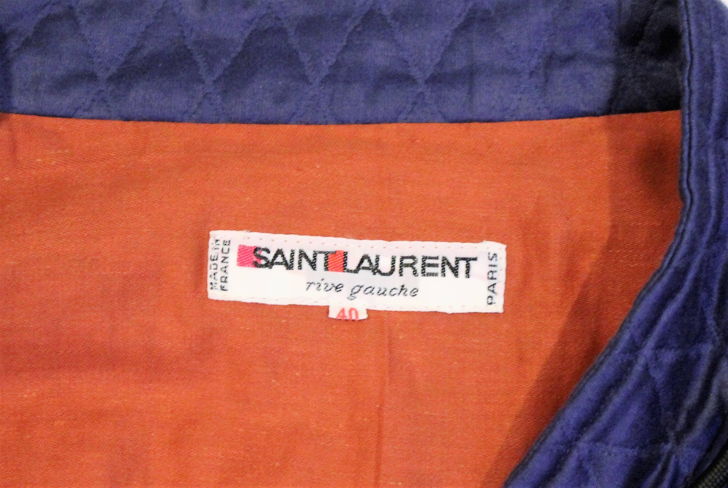 Yves Saint Laurent Rive Gauche Quilted Jacket 2