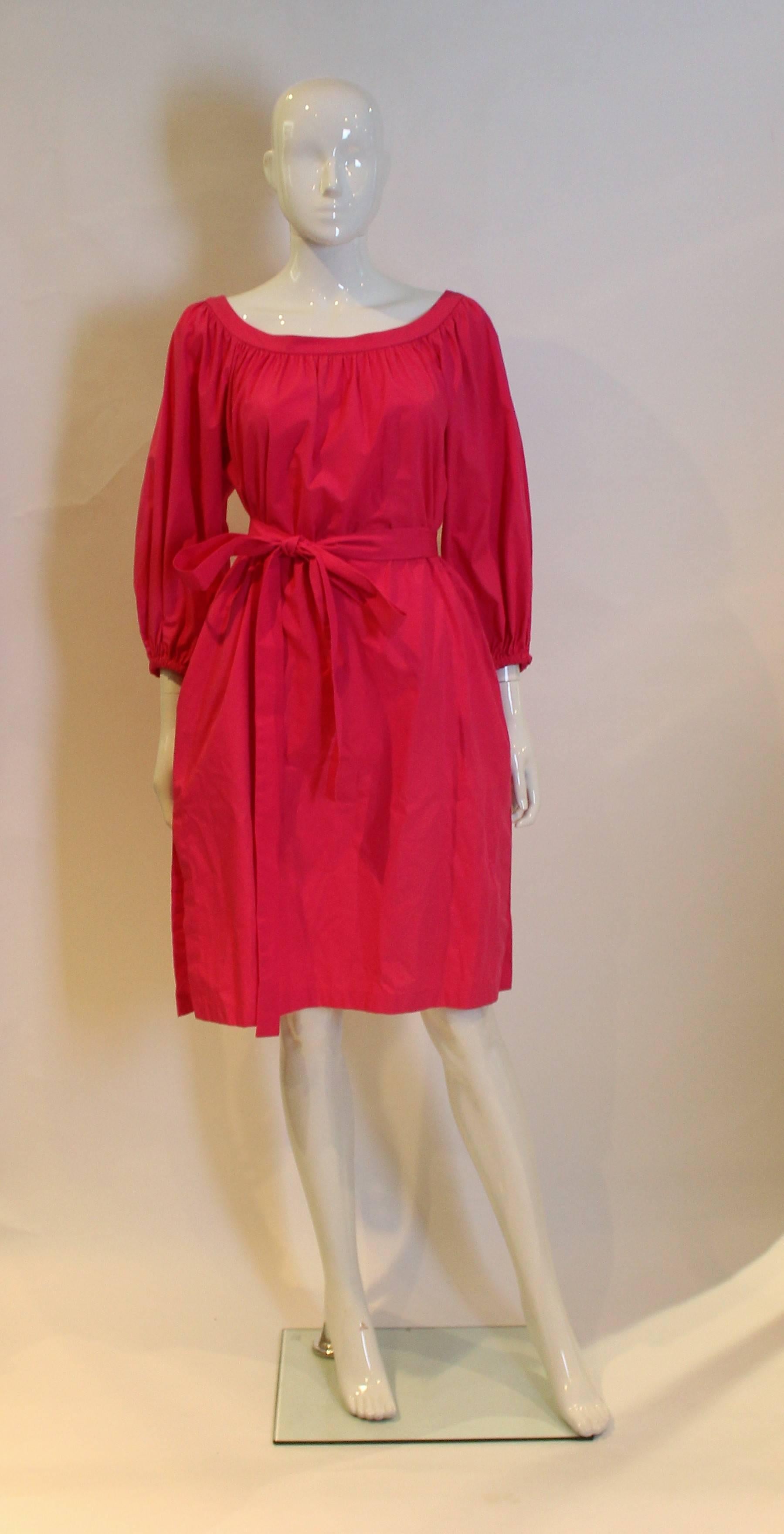 Women's Yves Saint Laurent Rive Gauche Pink Dress