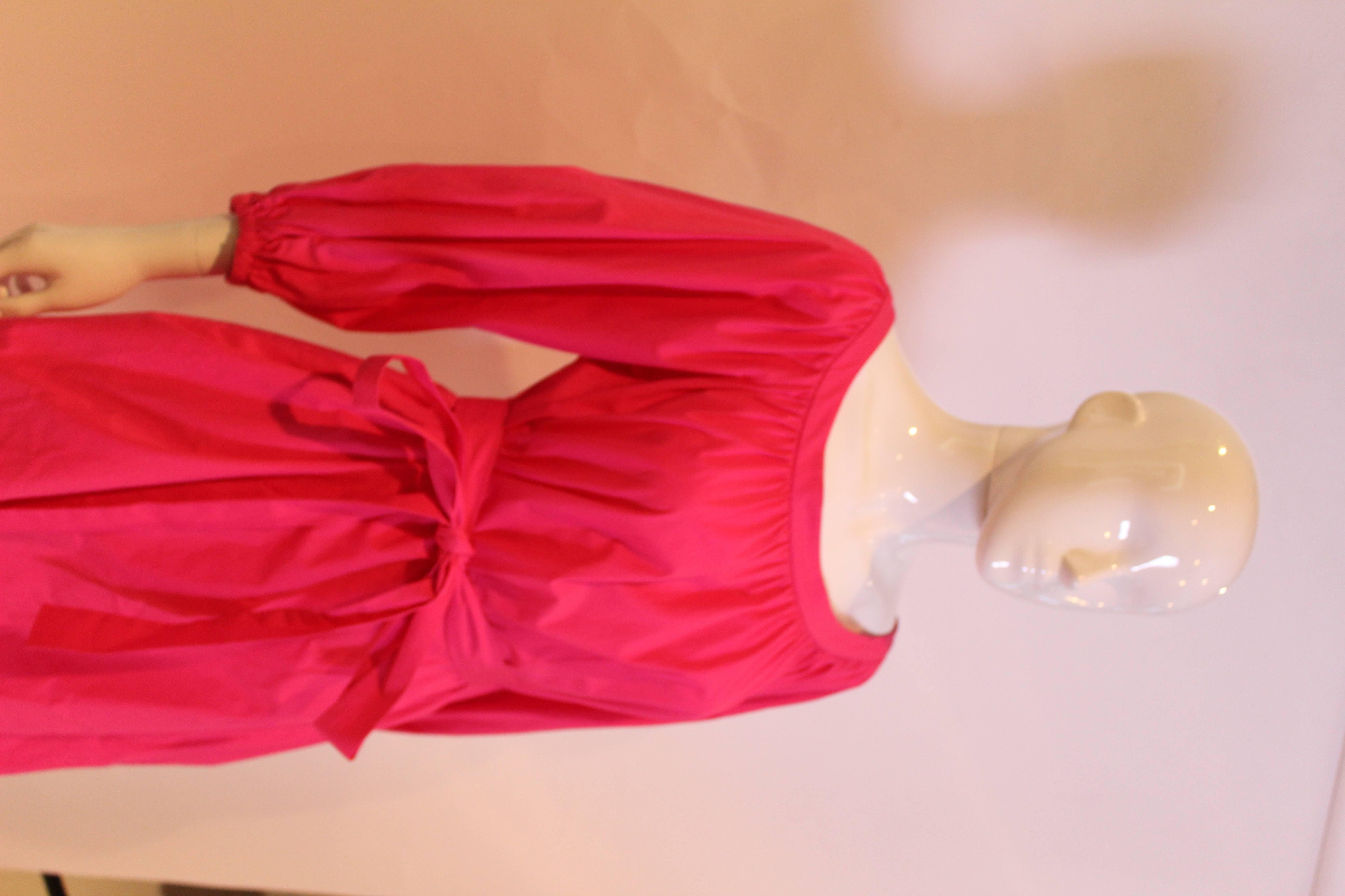 Yves Saint Laurent Rive Gauche Pink Dress 3
