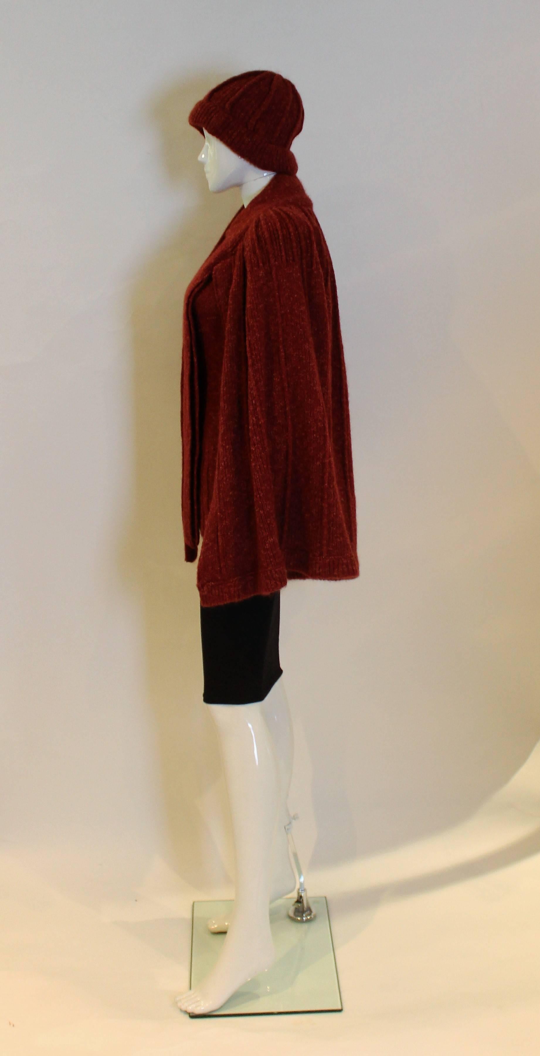 Red Missoni , Jumper, Cape and Hat