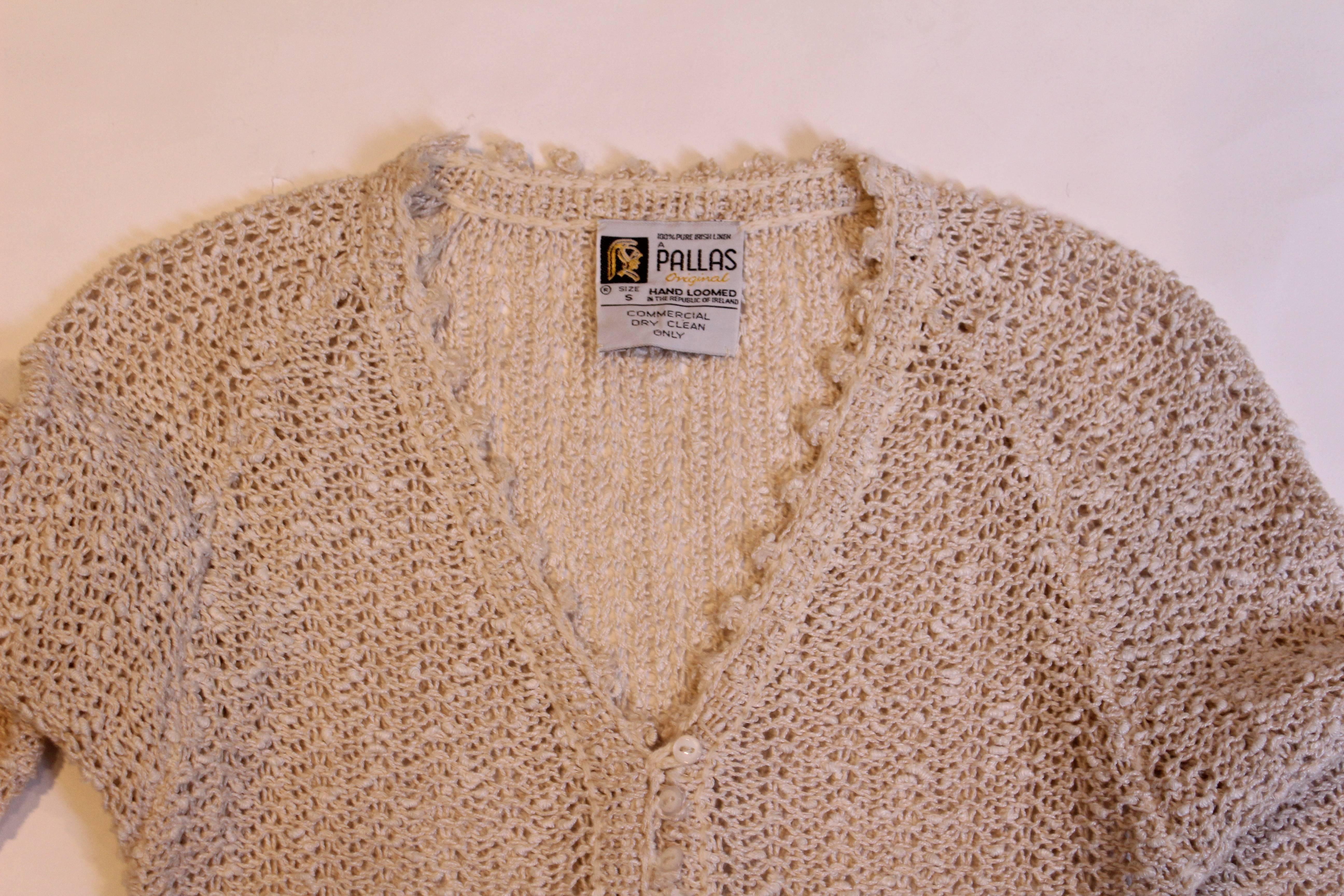1970s Handloomed Crochet Dress 2