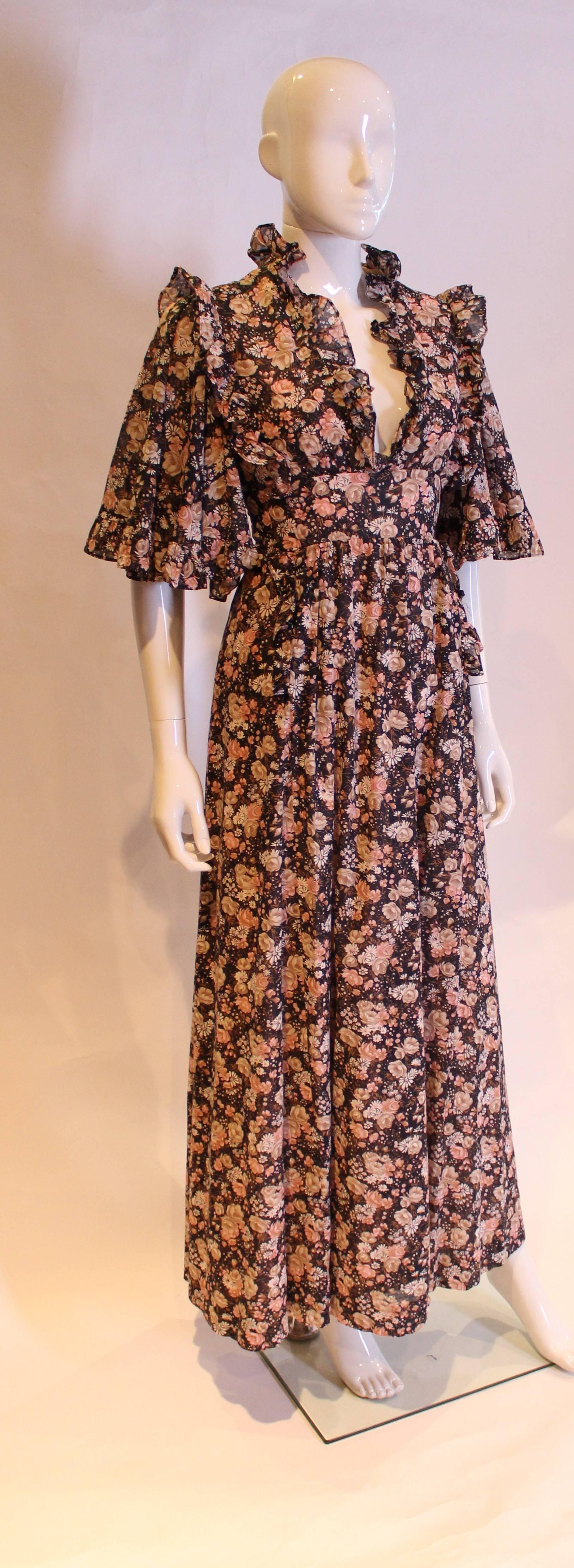 Women's Gina Fratini Floral Cotton Gown