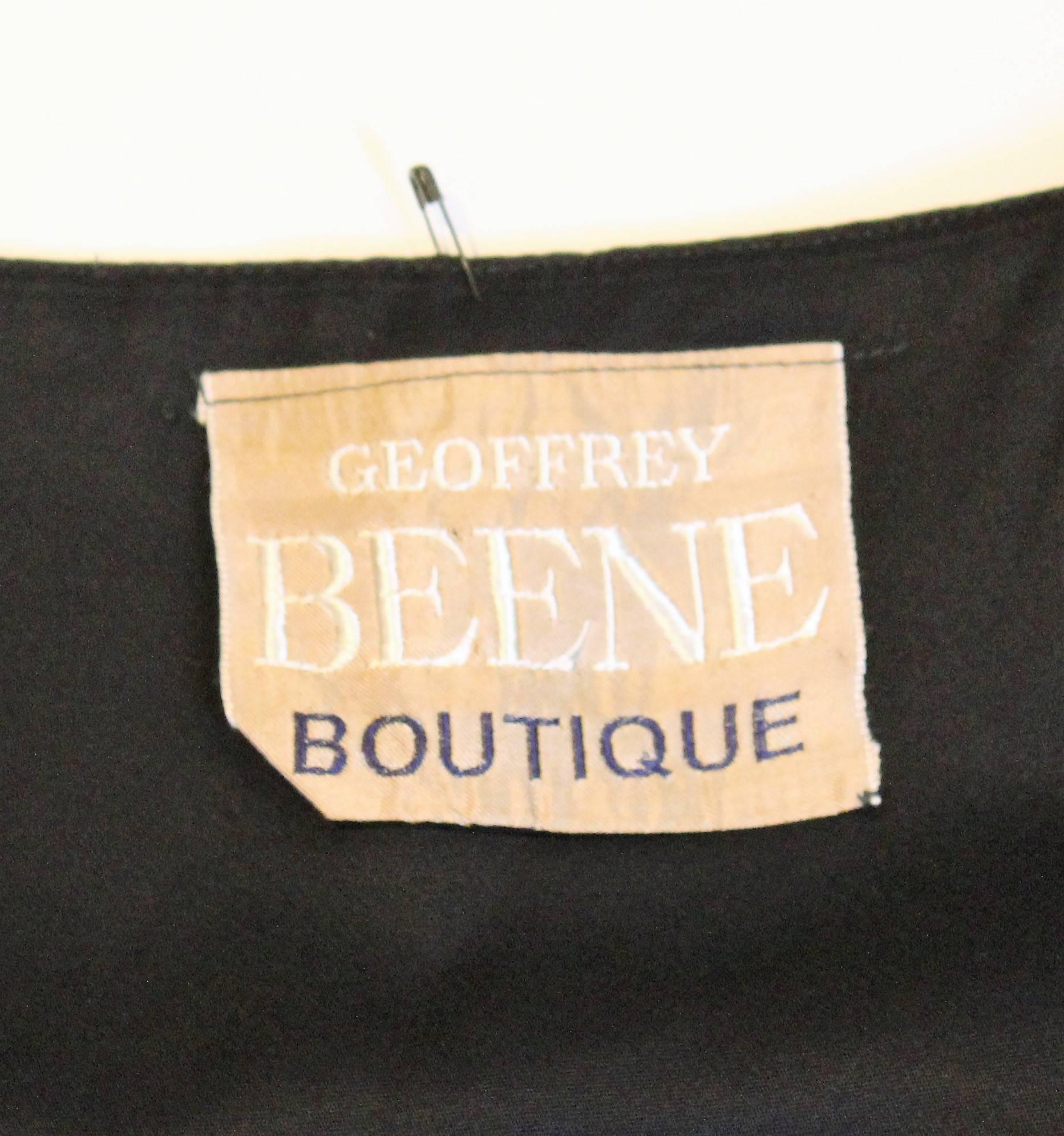 Geoffrey Been Boutique Little Black Dress 4