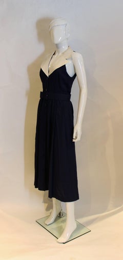 Nippon Boutique Blue Dress with White Collar