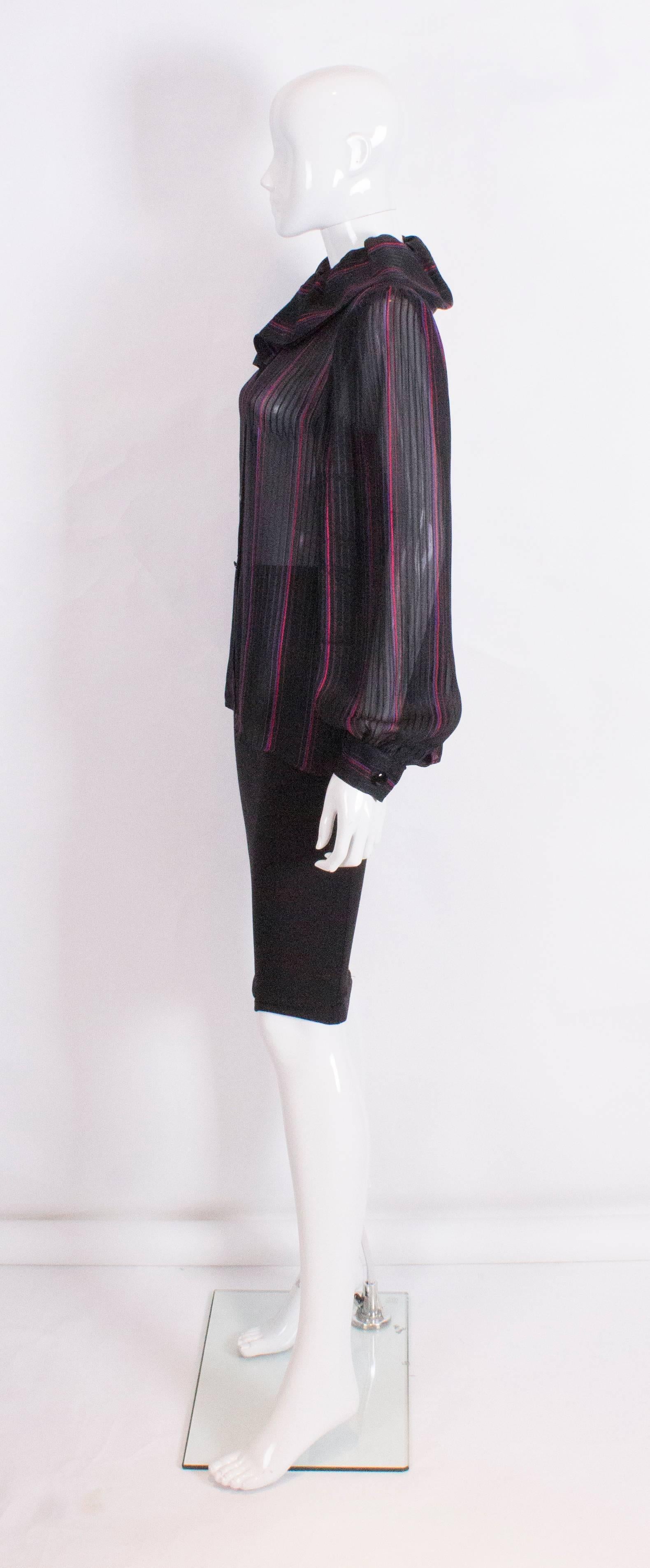 Givenchy Boutique Stripe Blouse In Excellent Condition In London, GB