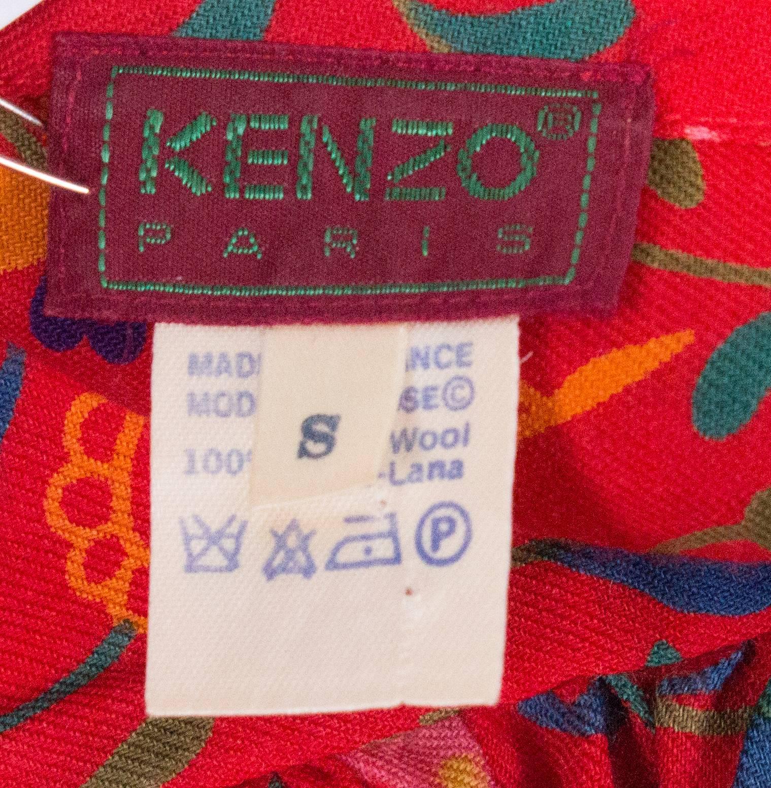 Kenzo Vintage  Wool Top /Jacket 2
