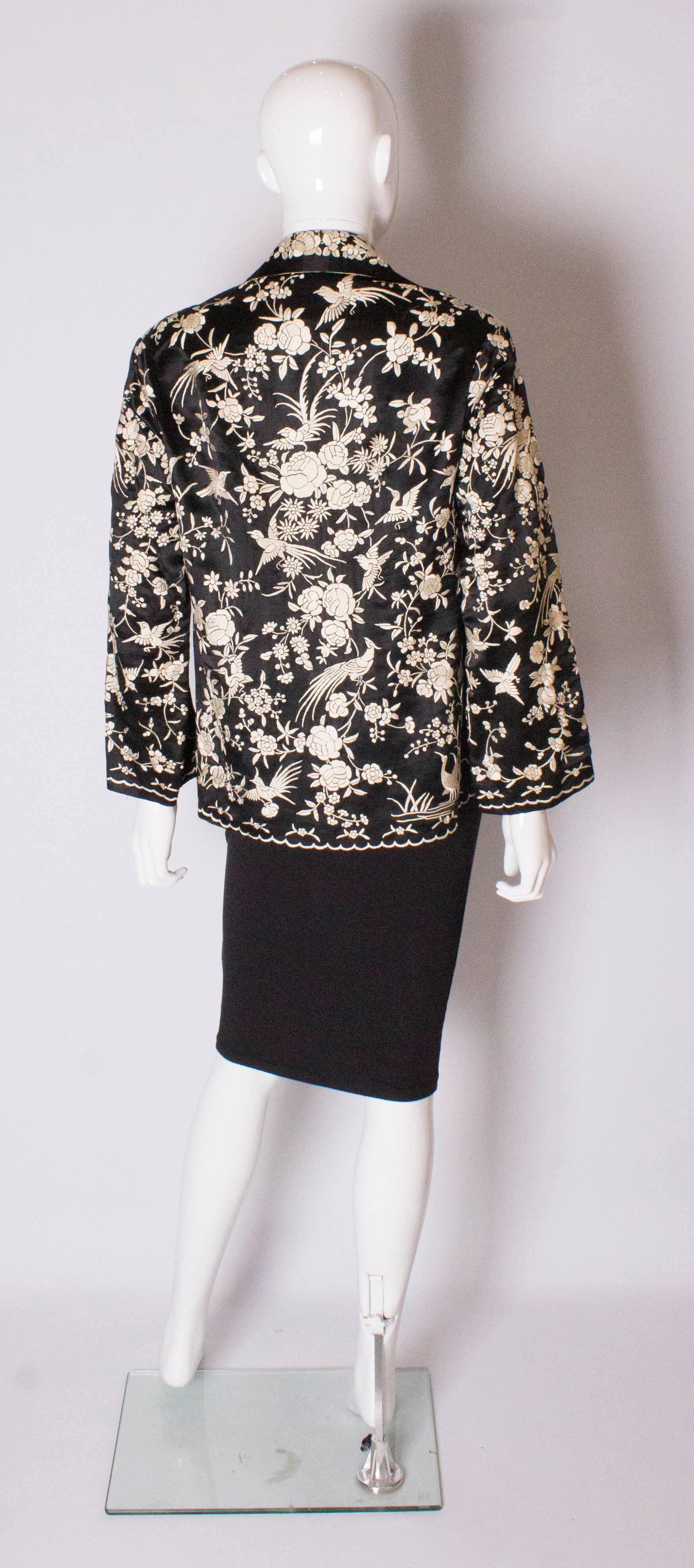 Chinese Silk Embroidered Jacket 1
