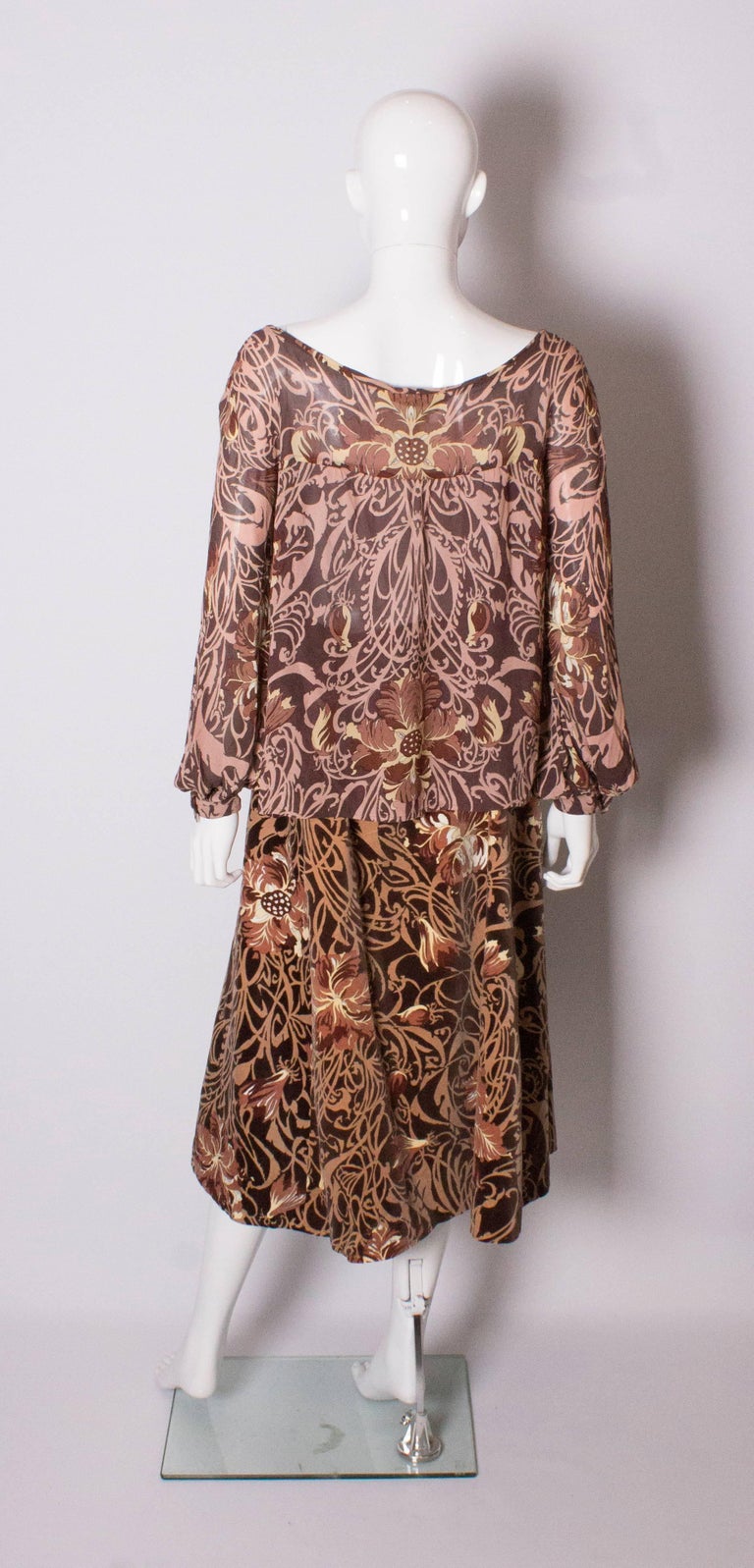 Pucci Vintage Skirt and Top at 1stDibs
