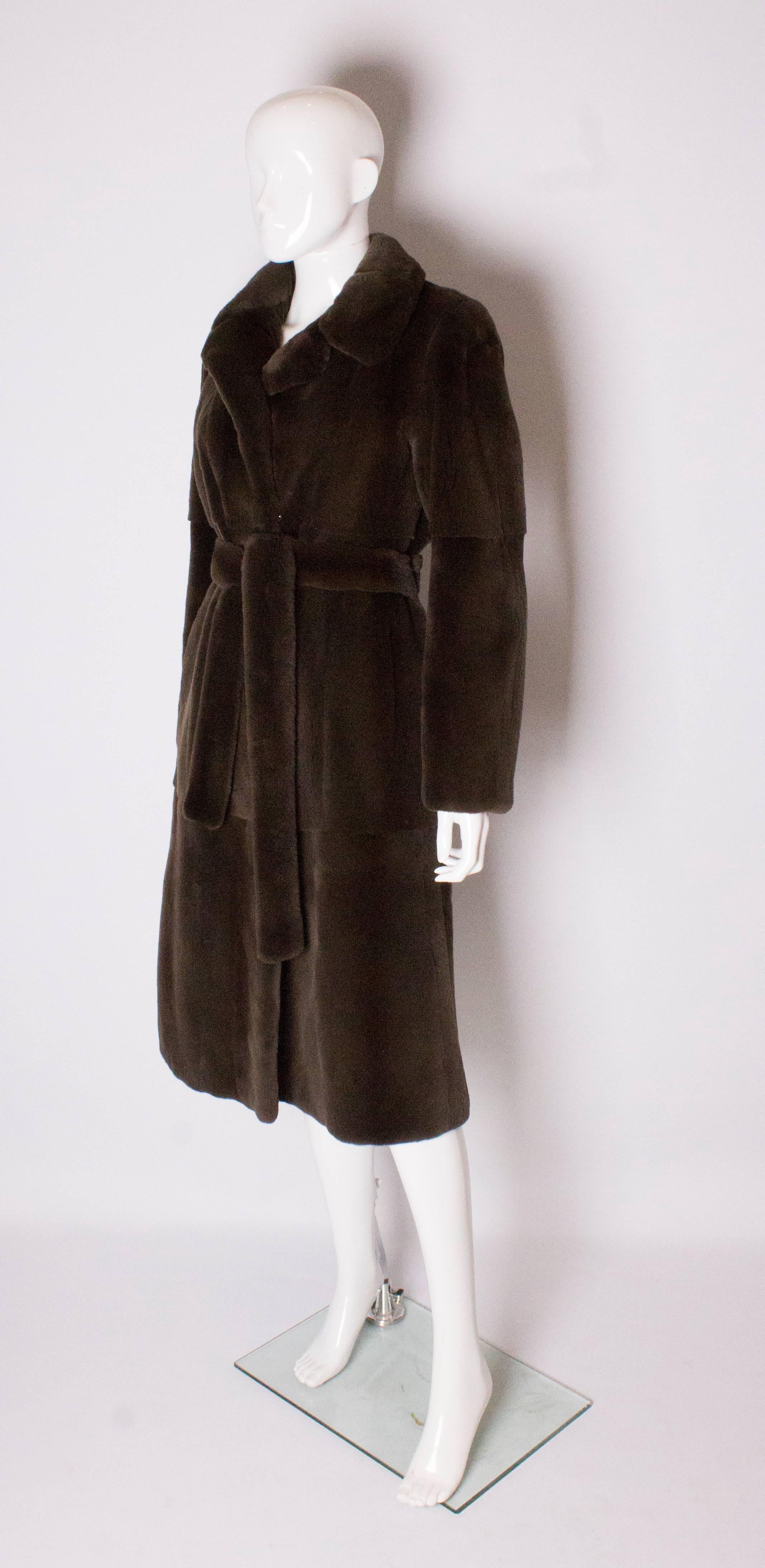 Sheared Mink Coat In Excellent Condition In London, GB