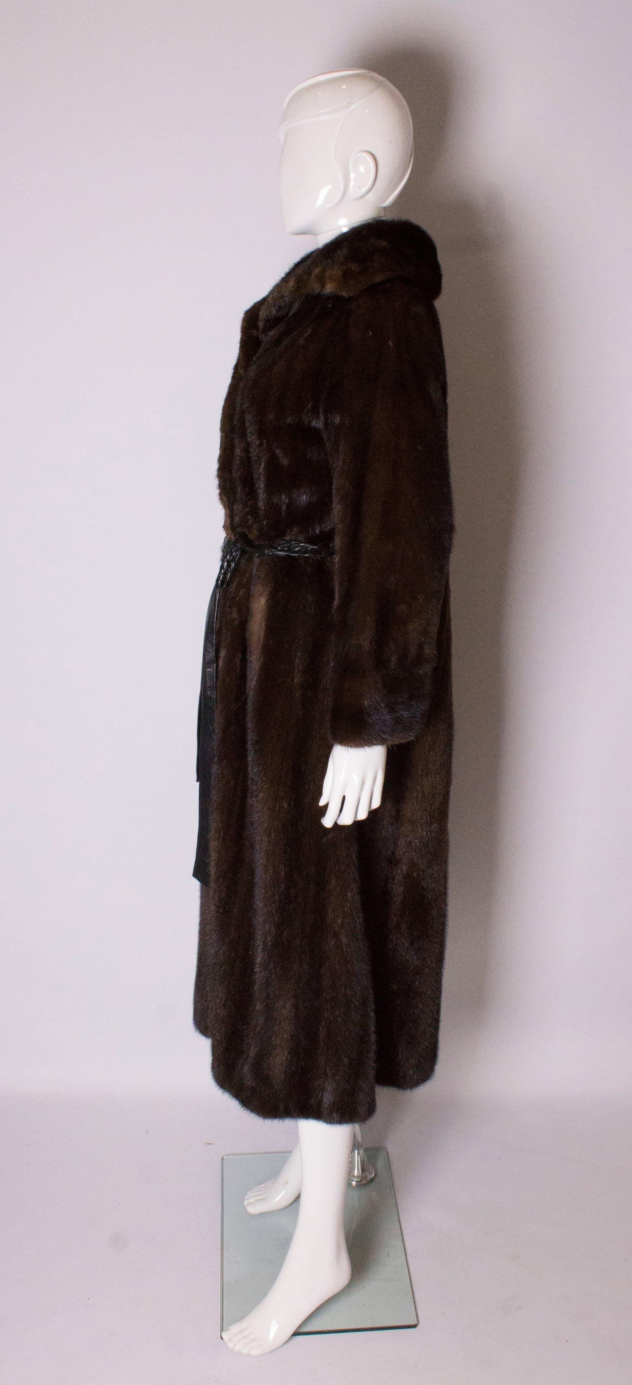 Vintage Mink Coat In Good Condition In London, GB