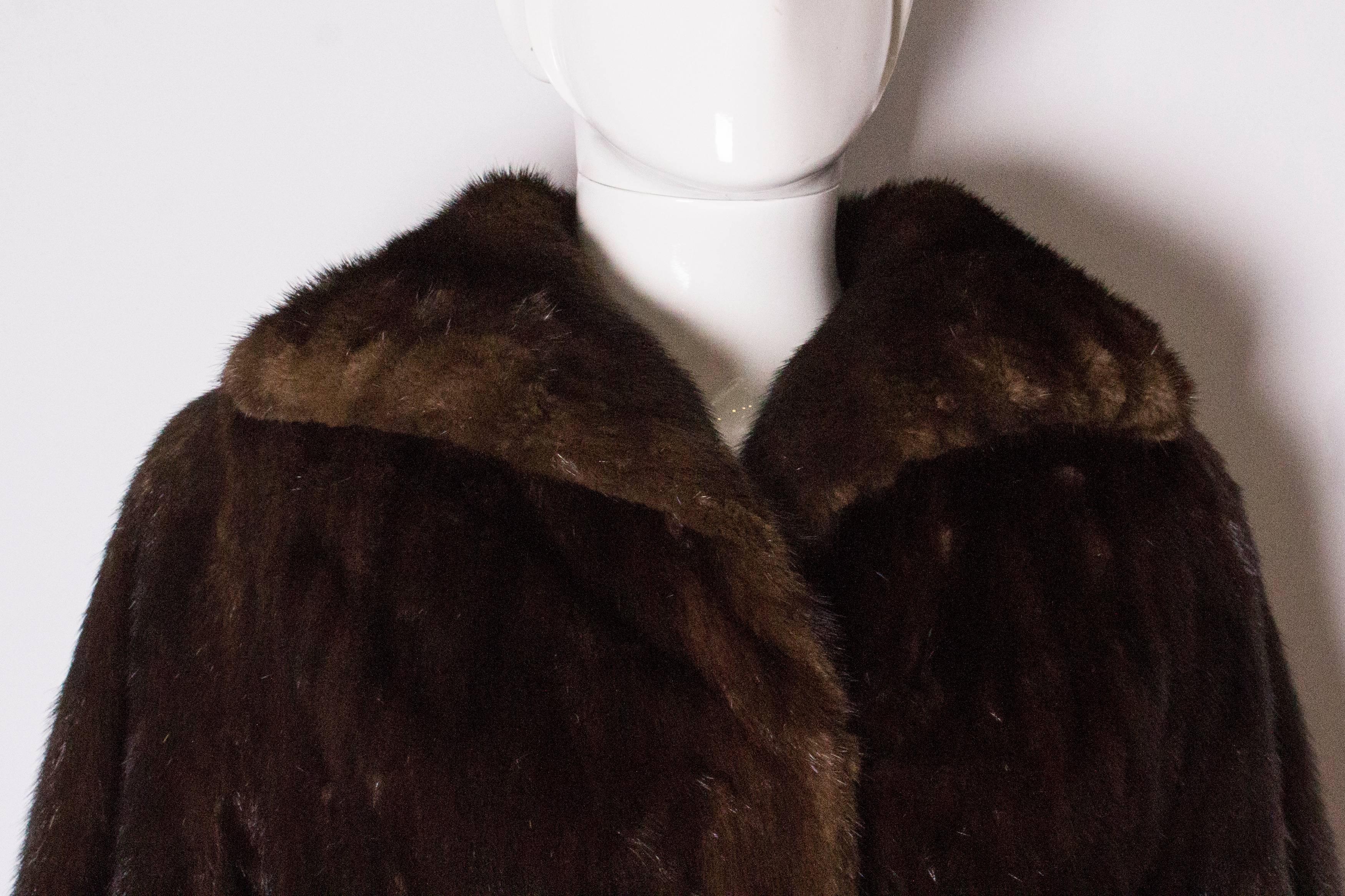 vintage mink cape