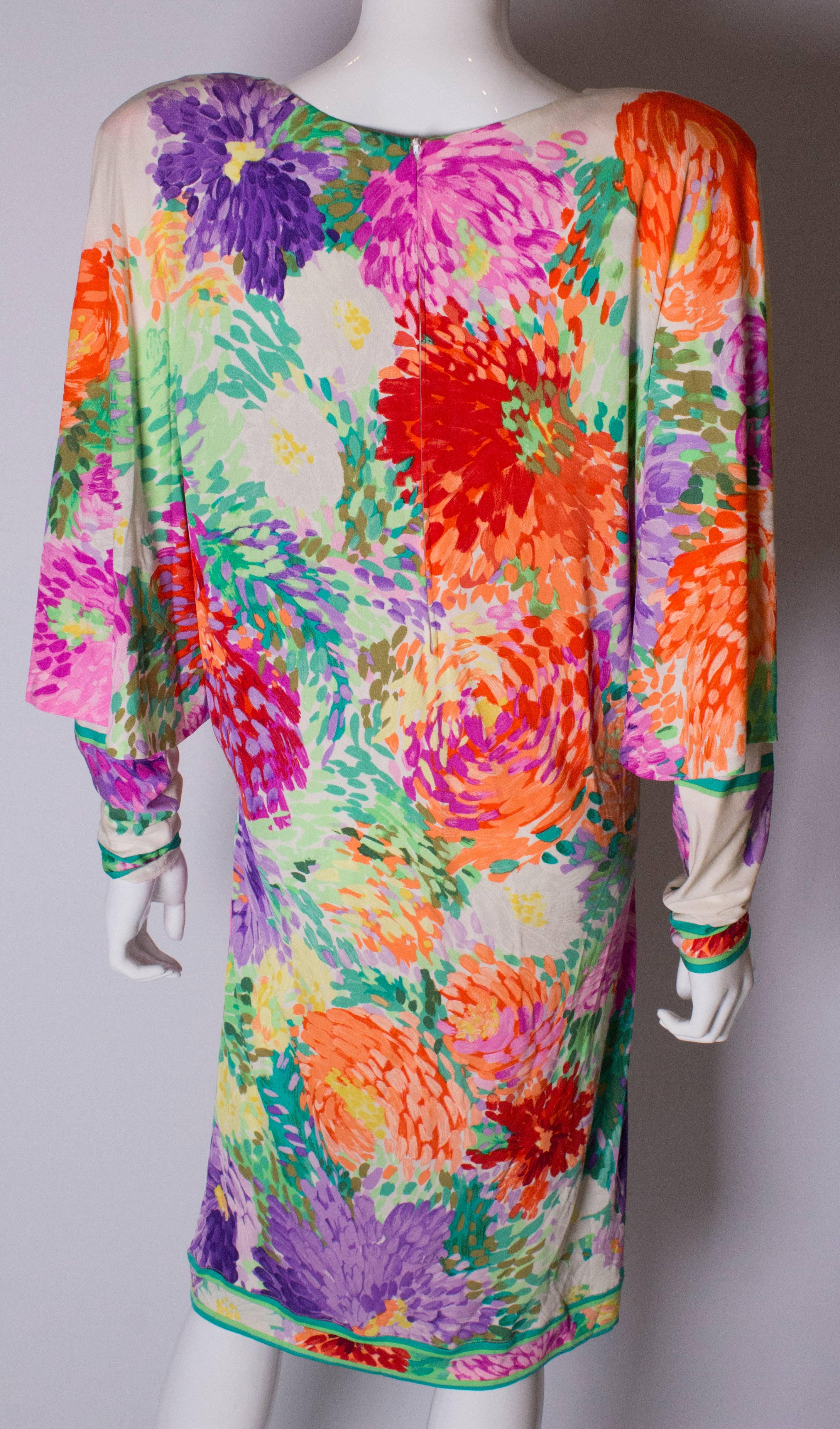 Vintage Leaonard Silk Jersey Dress 1