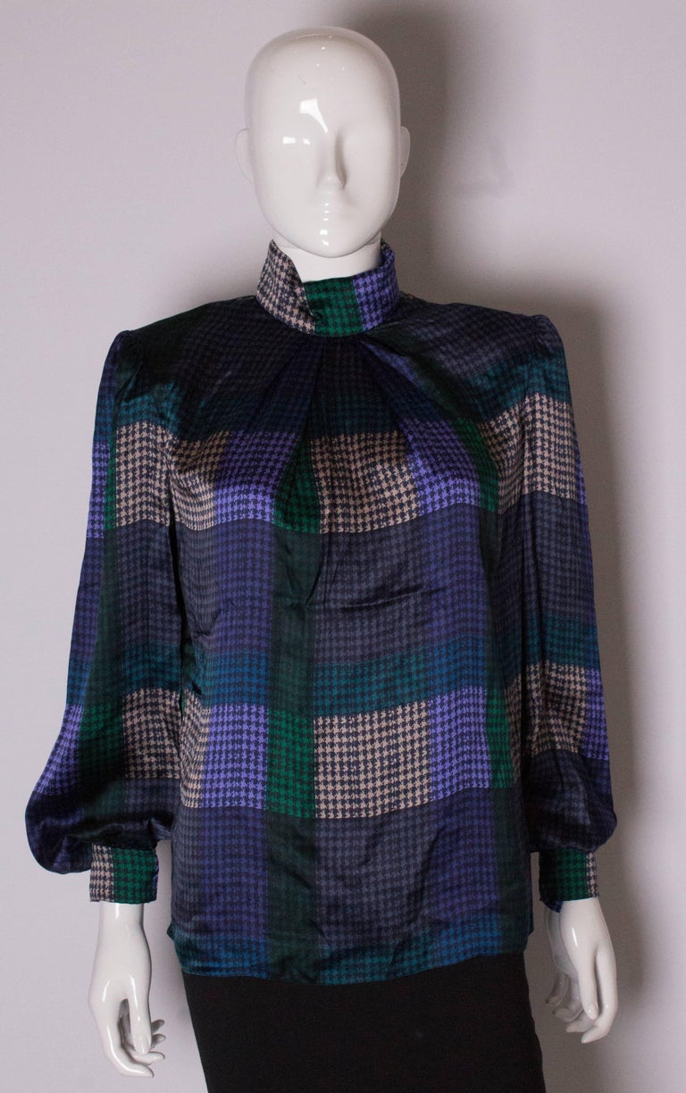Silk Blouse by Donald Campbell For Sale at 1stDibs