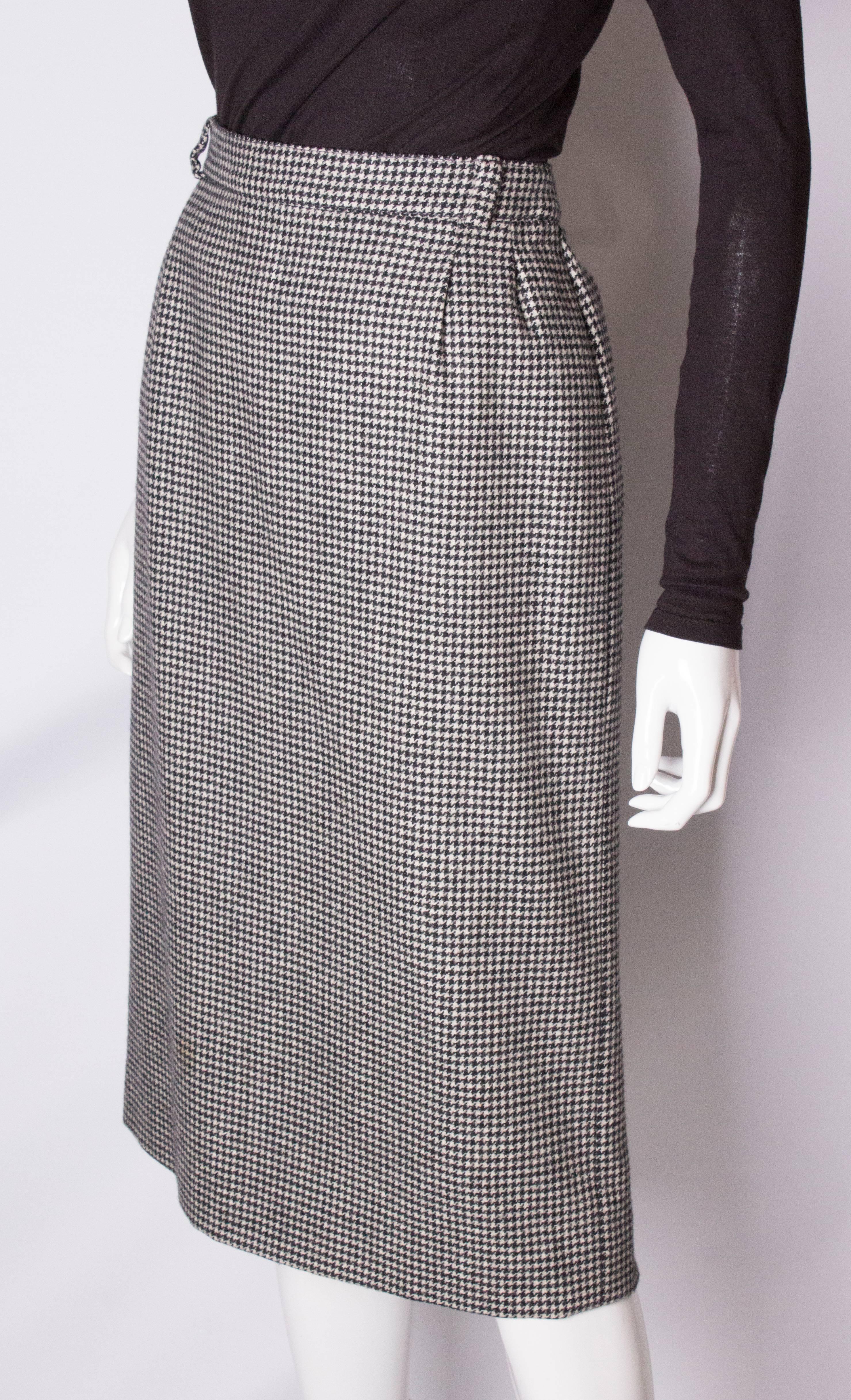 Gray Celine Vintage Skirt