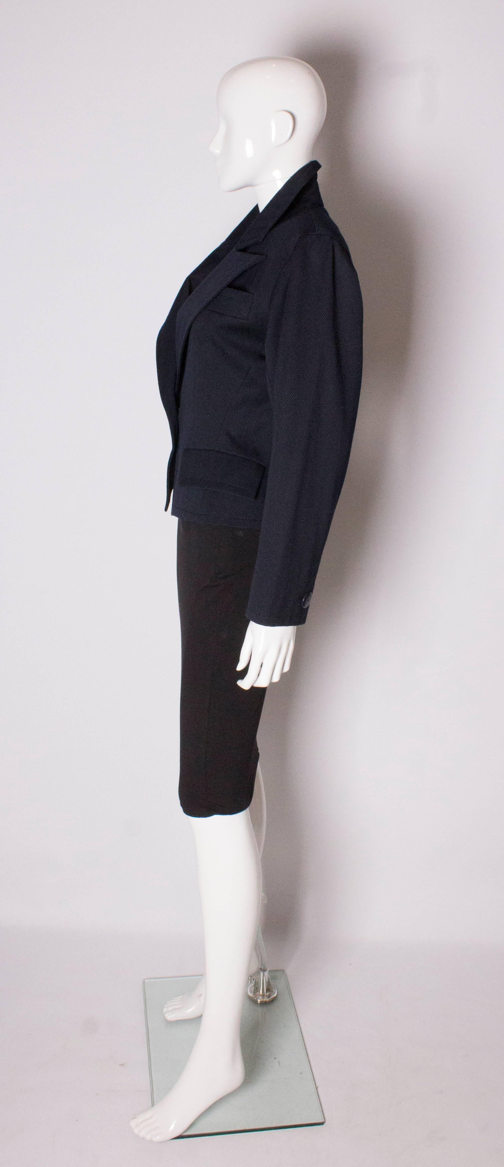 Black Vintage Yves Saint Laurent Jacket