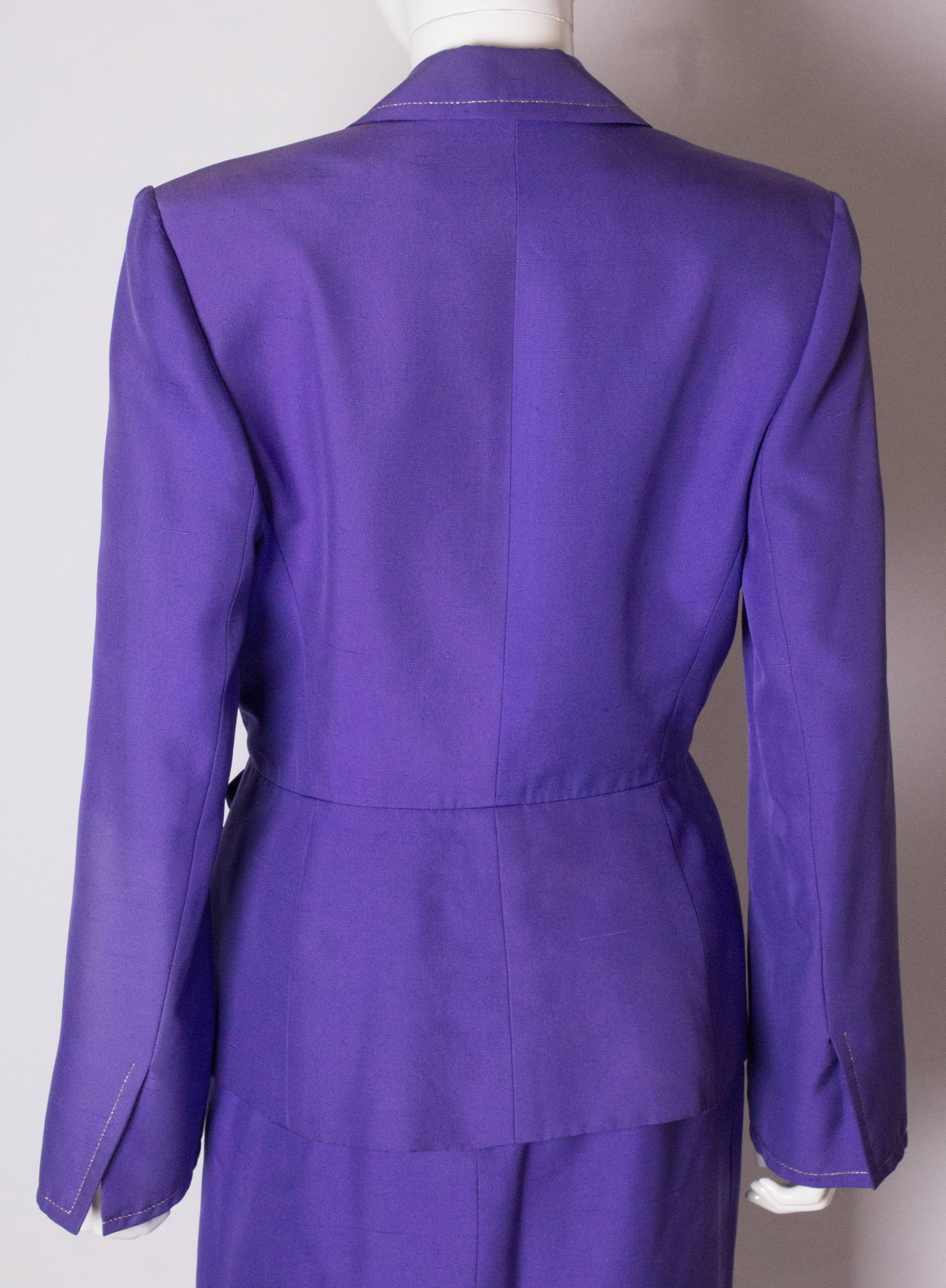 Christian Dior Vintage Numbered Silk Suit In Good Condition In London, GB