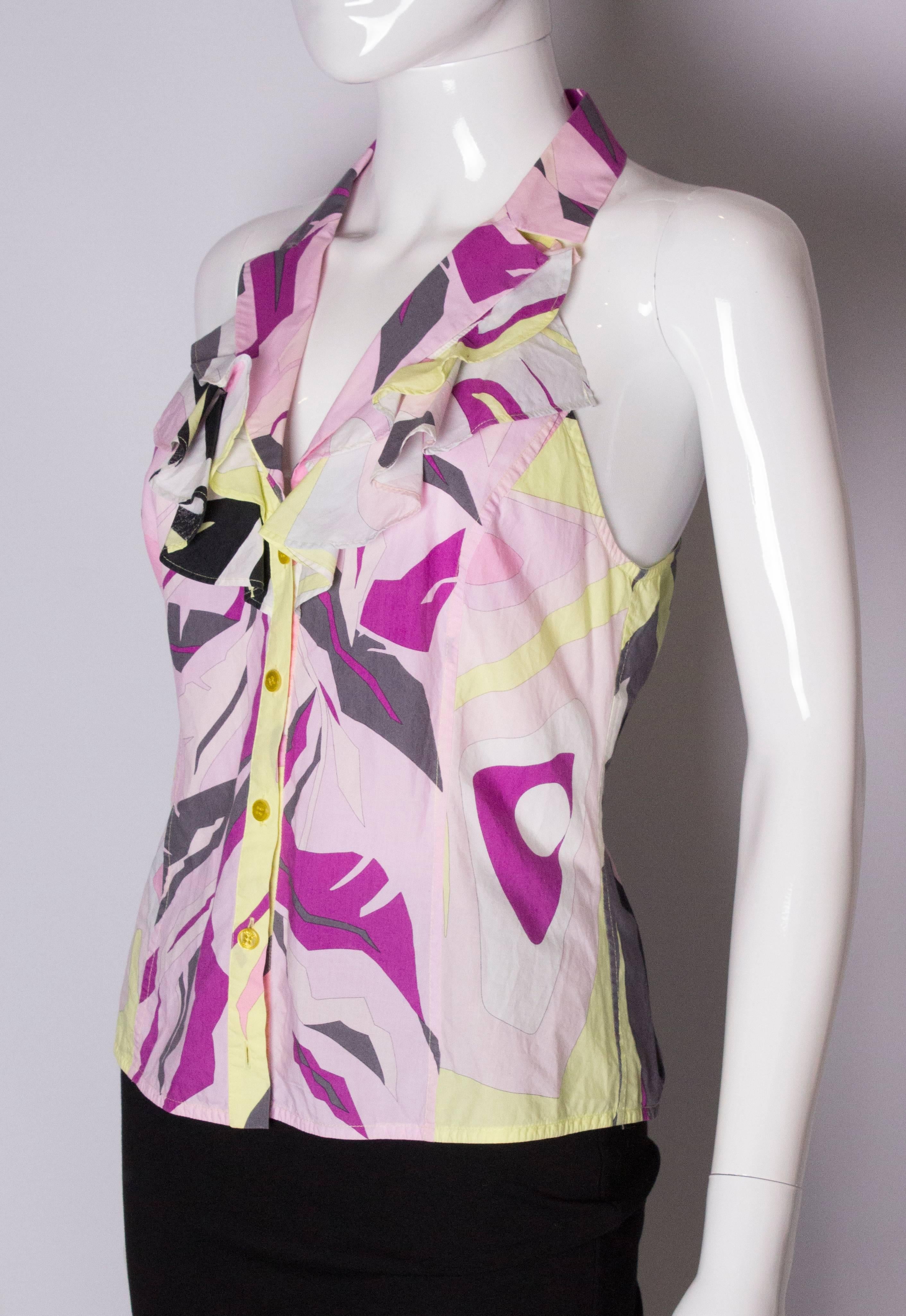 Women's Pucci Cotton Top