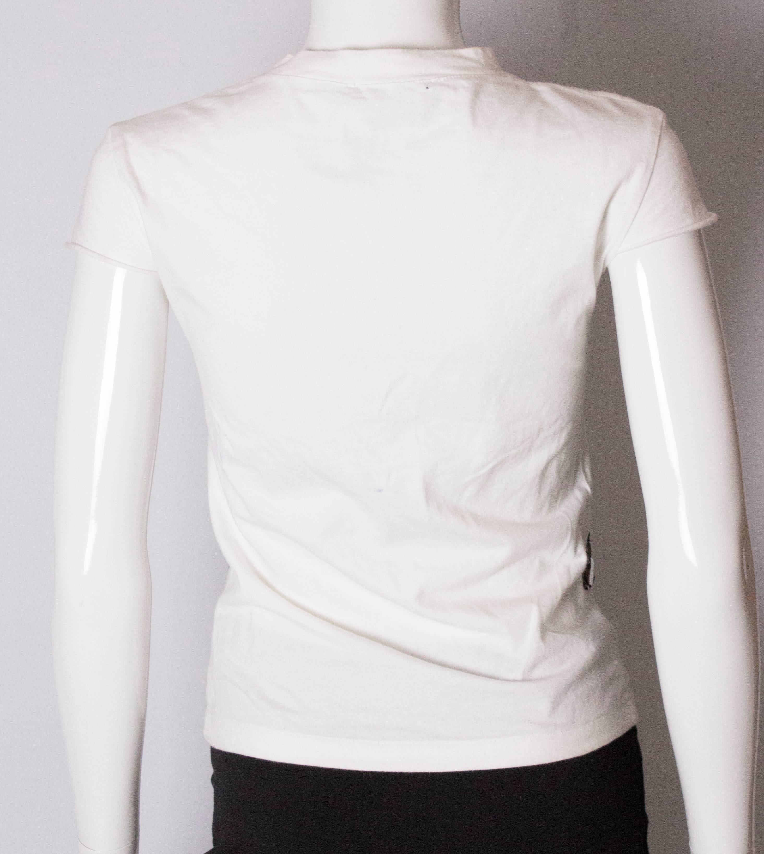 Women's Christian Dior 'Hard Core Dior ' Cotton T Shirt