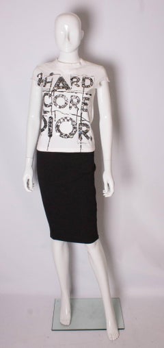 Christian Dior 'Hard Core Dior ' Cotton T Shirt