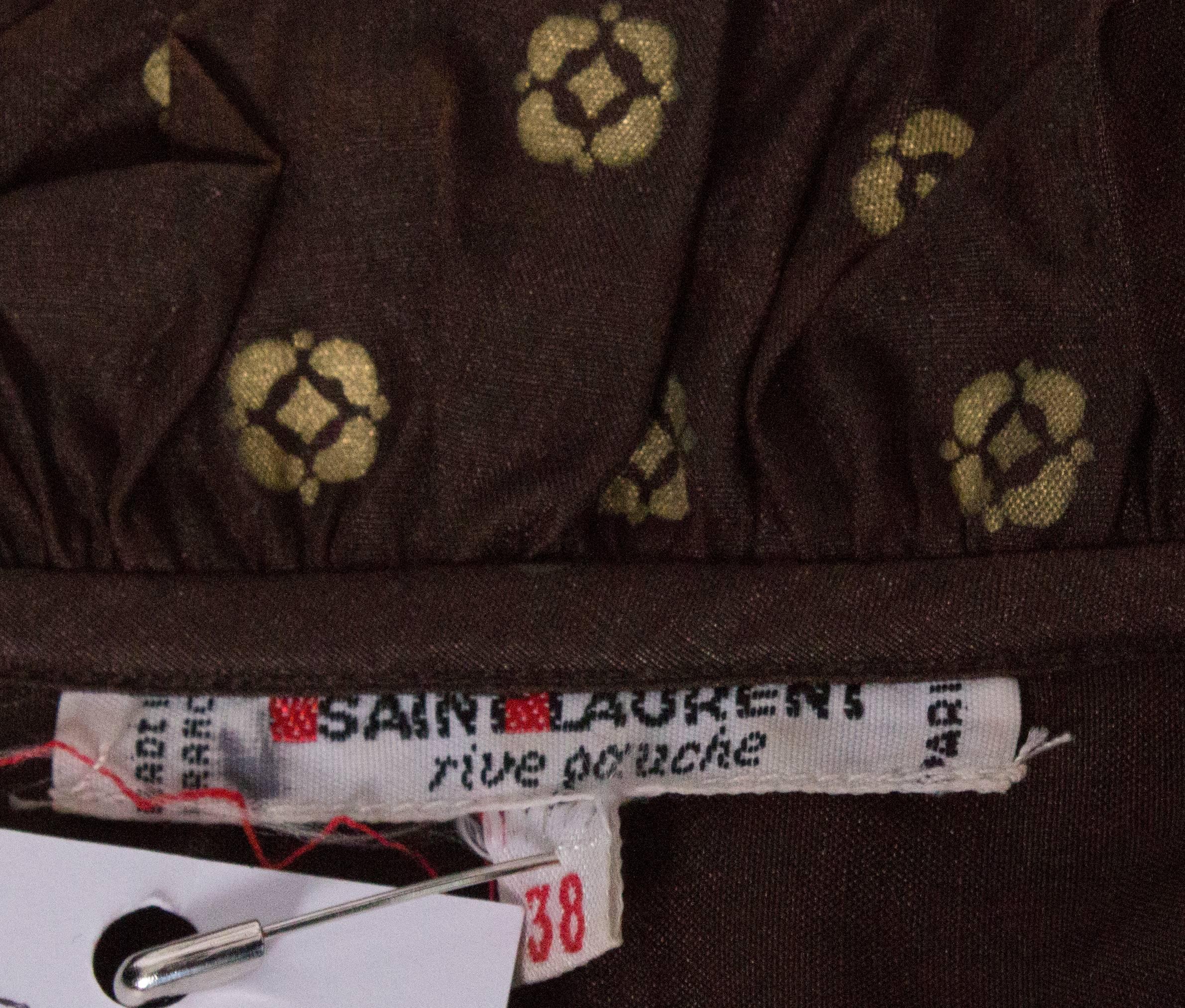 Yves Saint Laurent Rive Gauche Silk Blouse 5