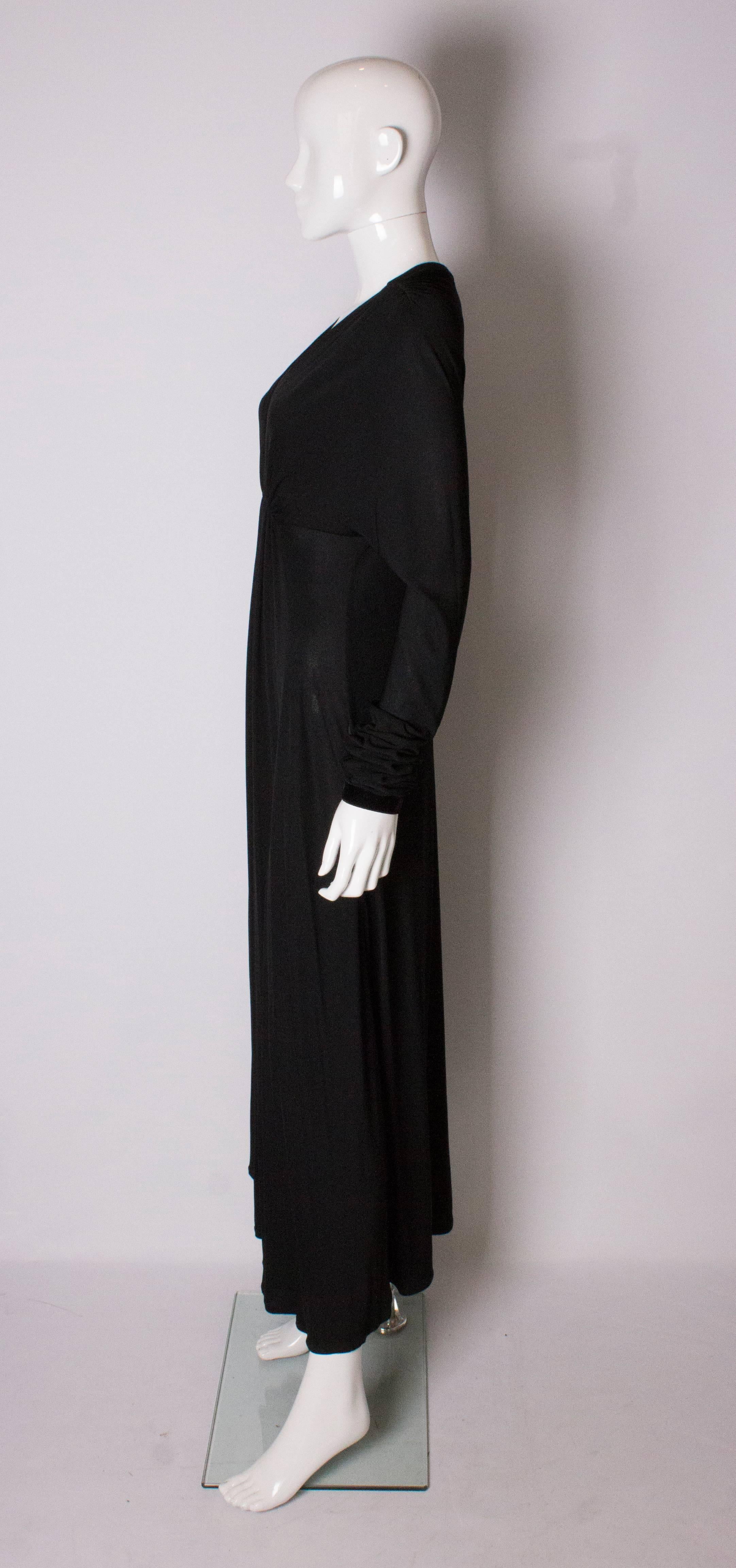 Women's or Men's Vintage Yves Saint Laurent Black Evening Dress